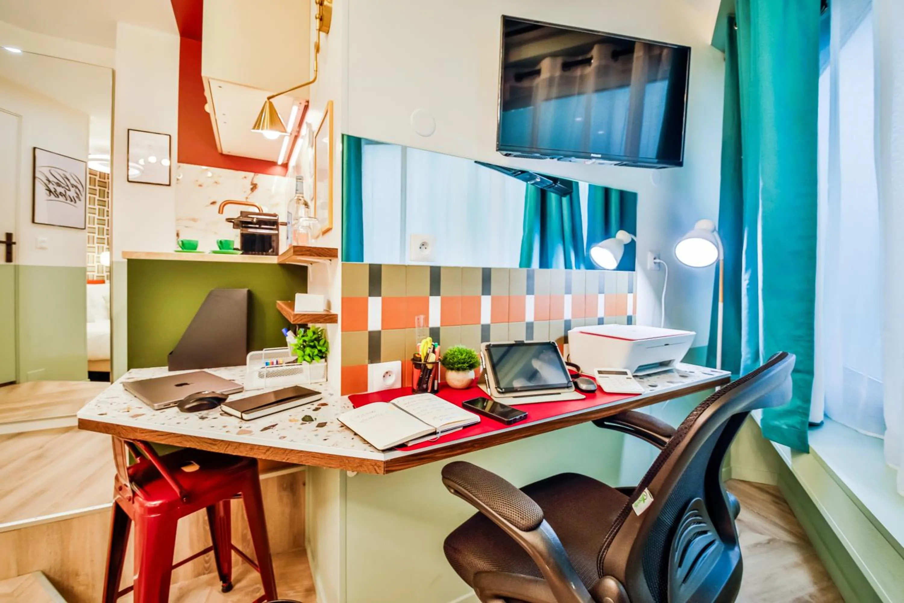 Living room in WS Molitor - Auteuil