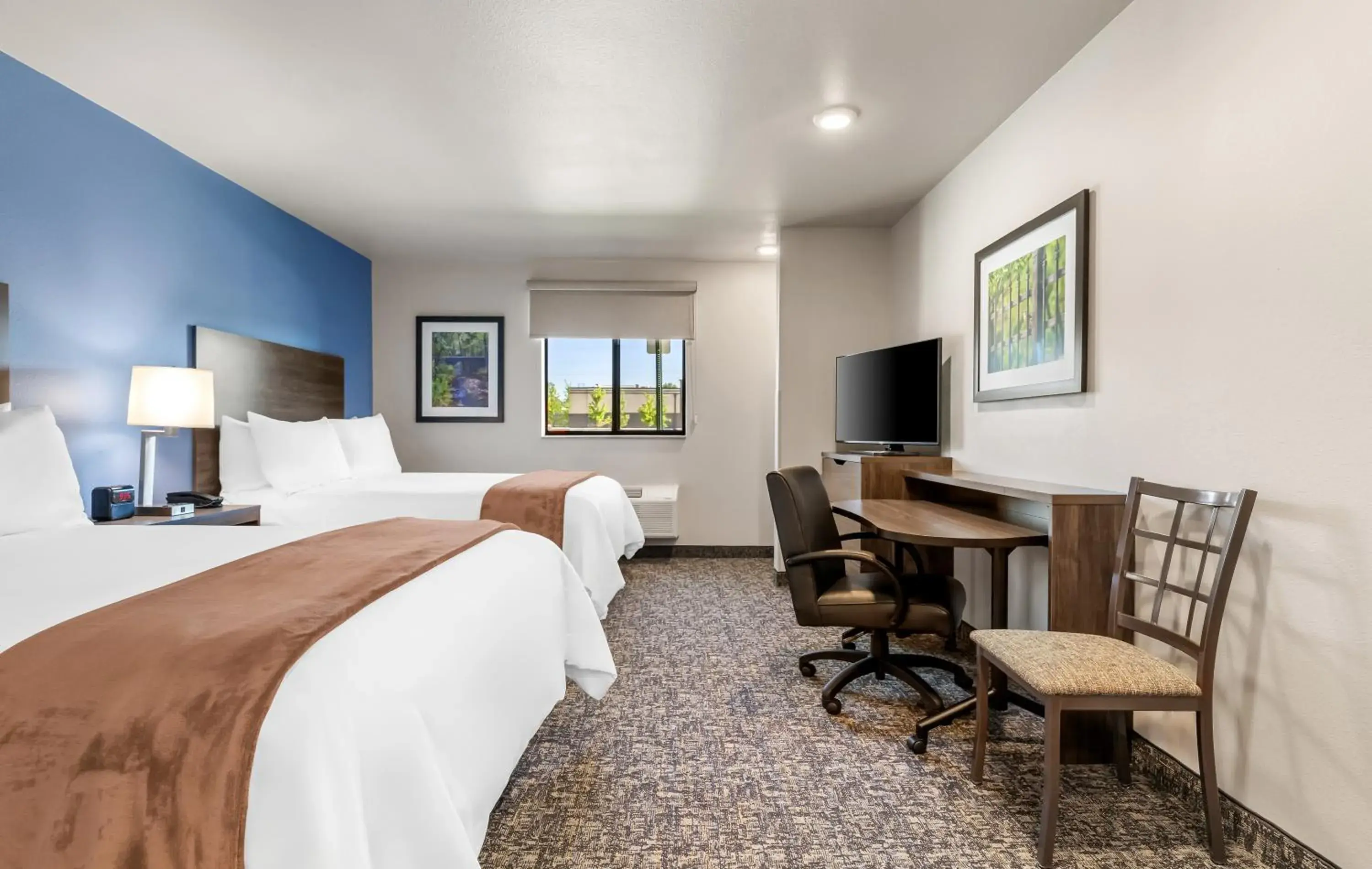 Bedroom, Bed in My Place Hotel-Idaho Falls, ID Bedroom, Bed in My Place Hotel-Idaho Falls, ID