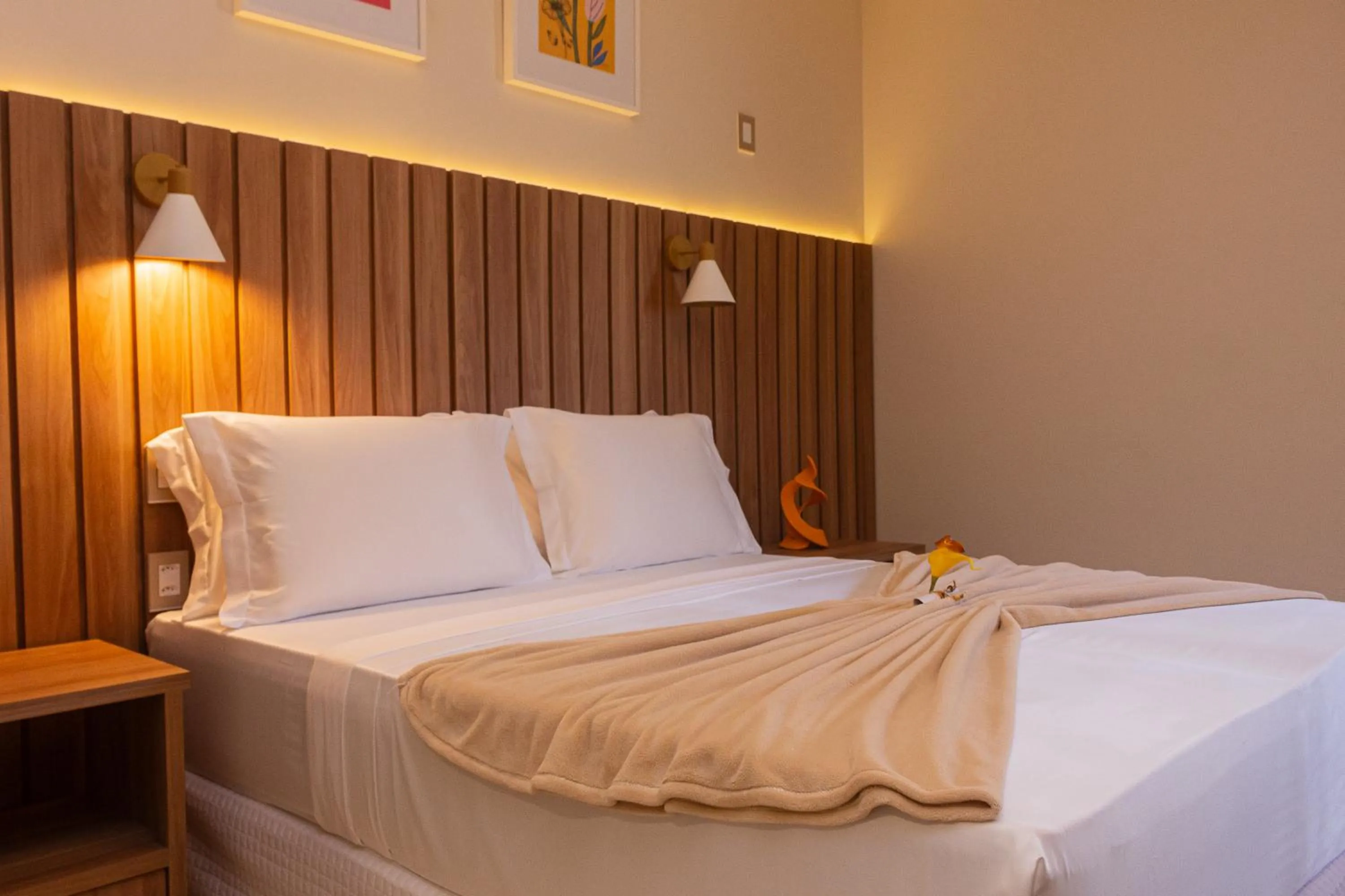Bed in Principe do Mutá Hotel Design
