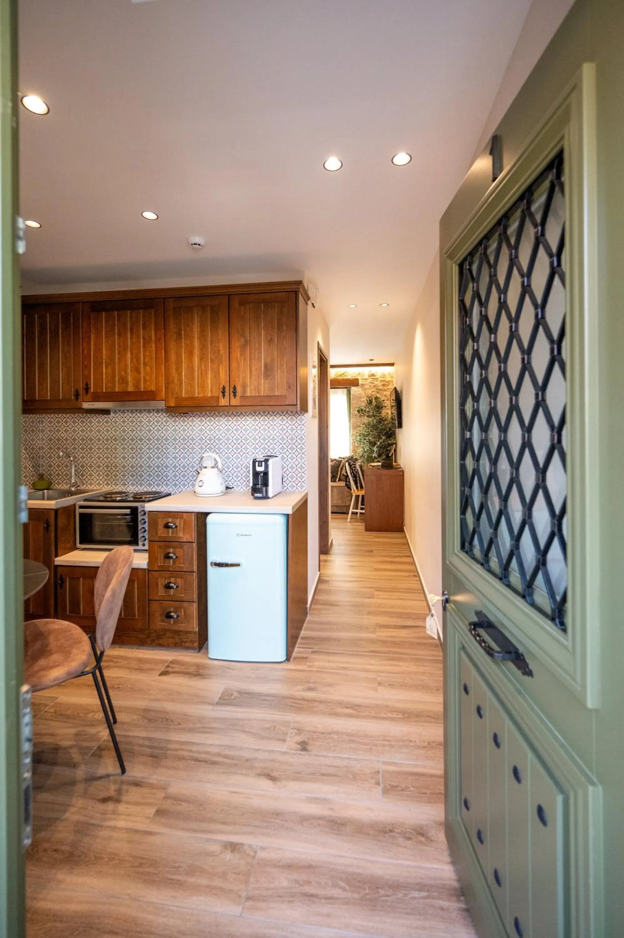 Kitchen or kitchenette in Bodrum Suites