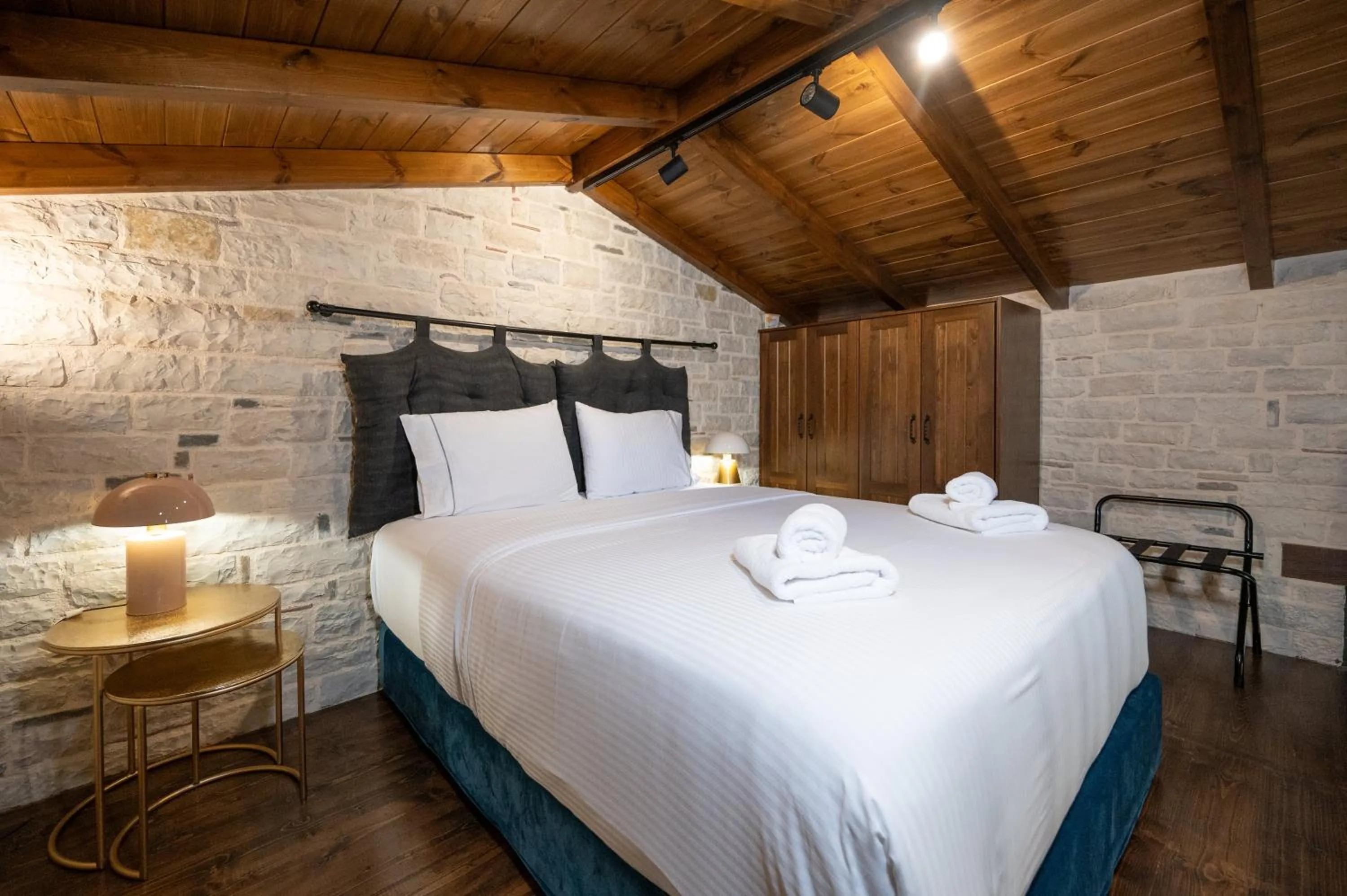 Bed in Bodrum Suites