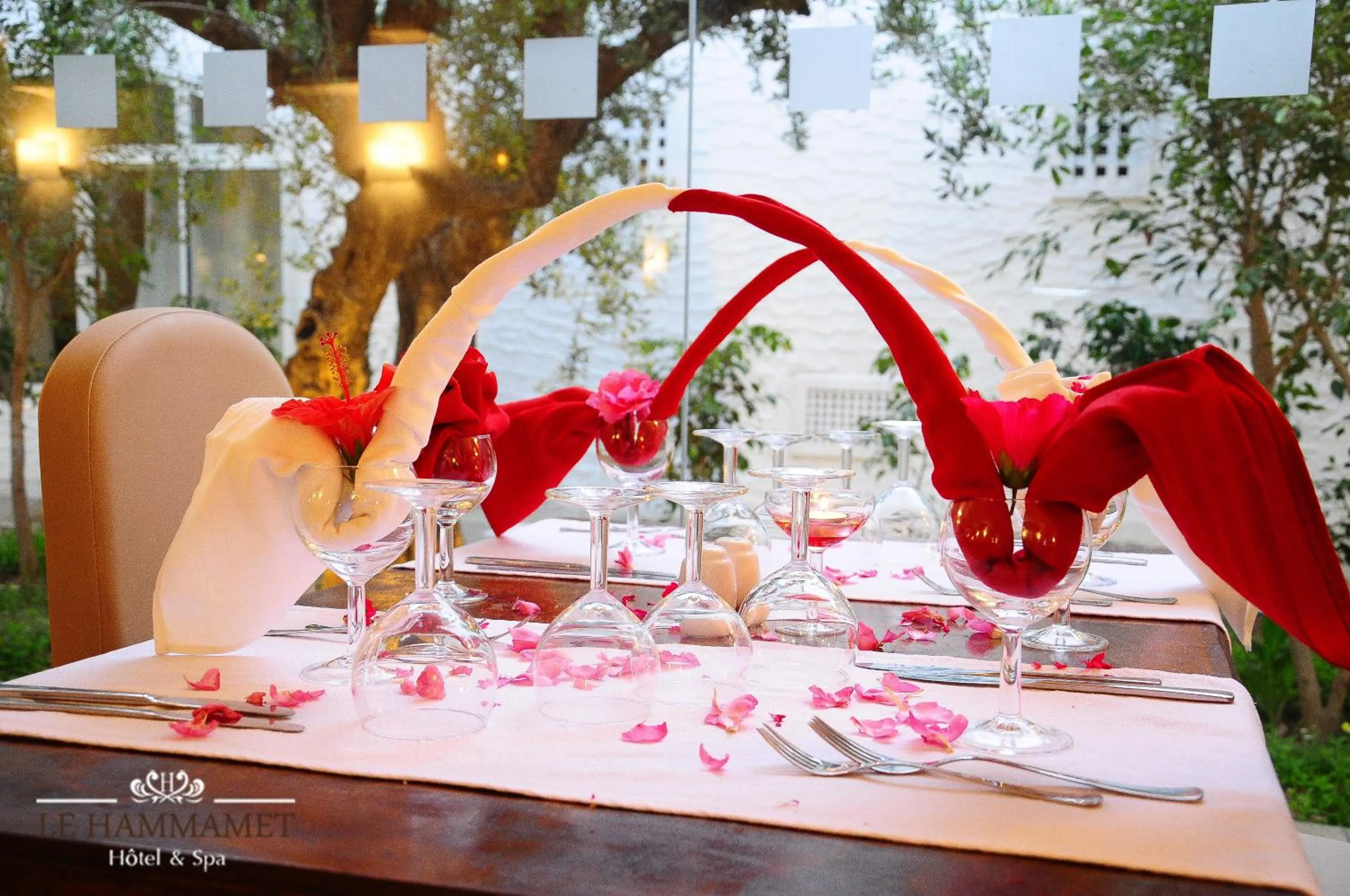 Food and drinks in Le Hammamet Hôtel & Spa