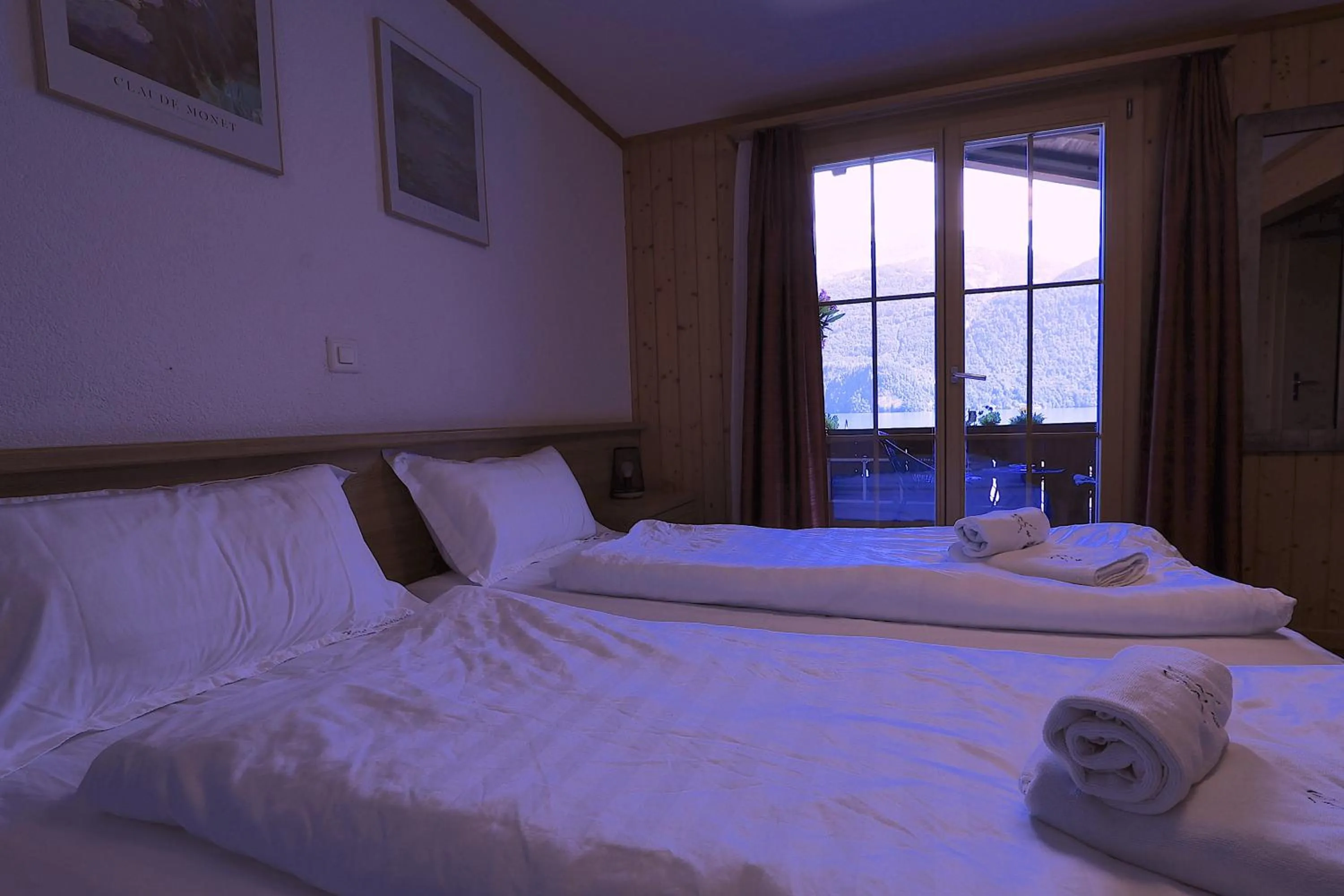Bed in Hotel Wildbach Brienz