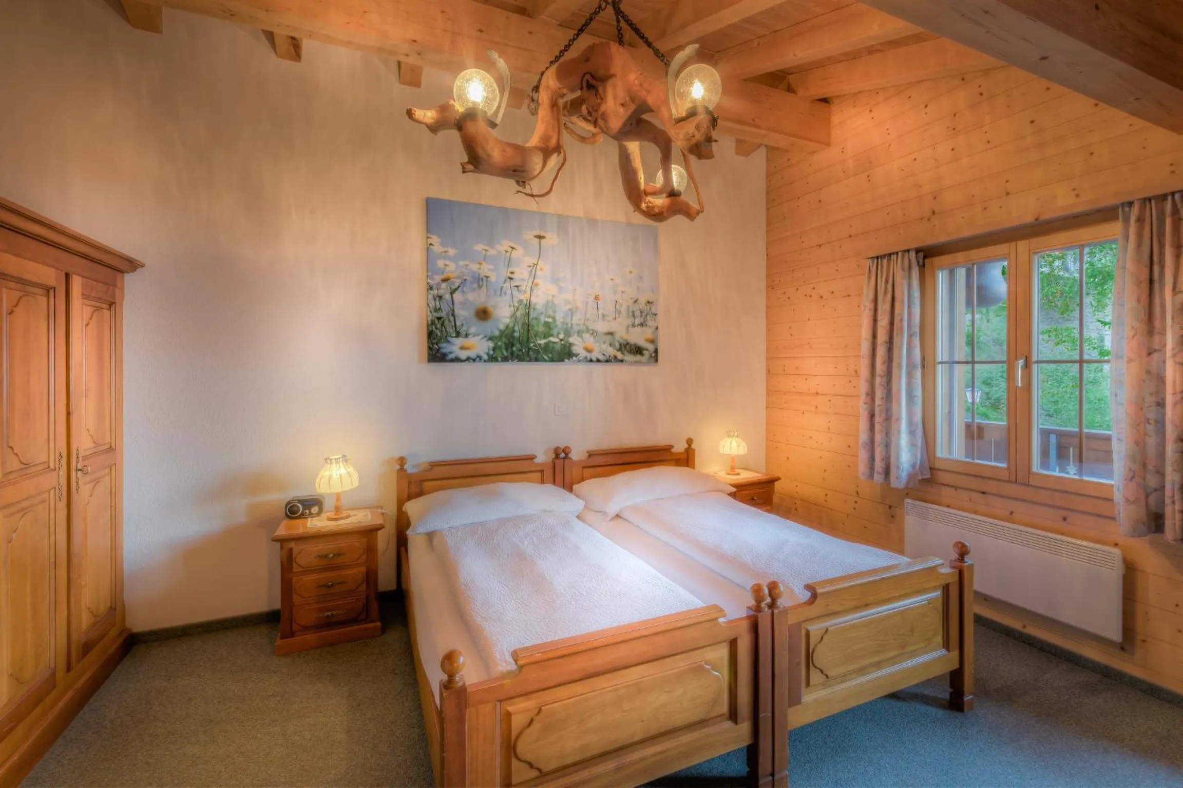 Bed in Hotel Wildbach Brienz