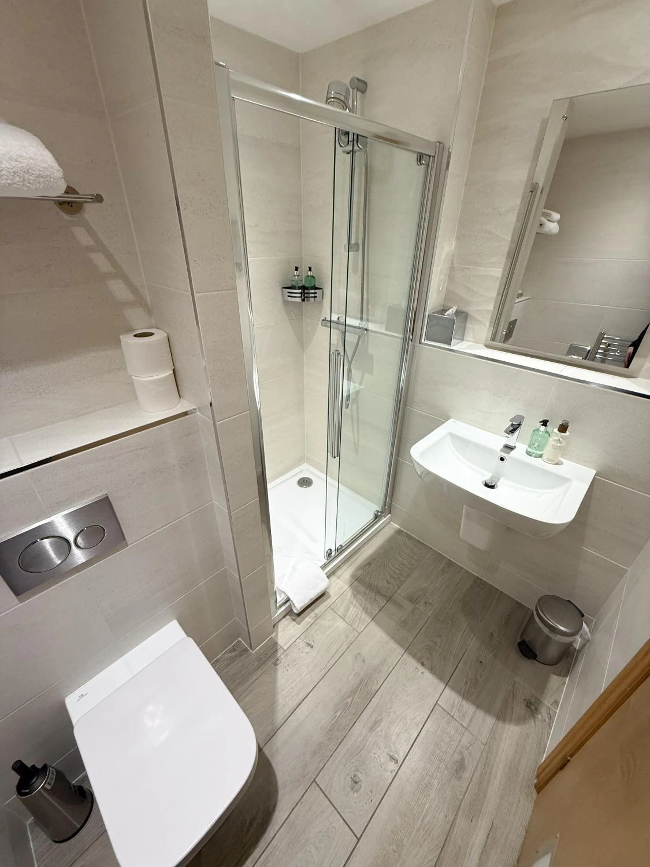 Shower in Cabarfeidh Hotel