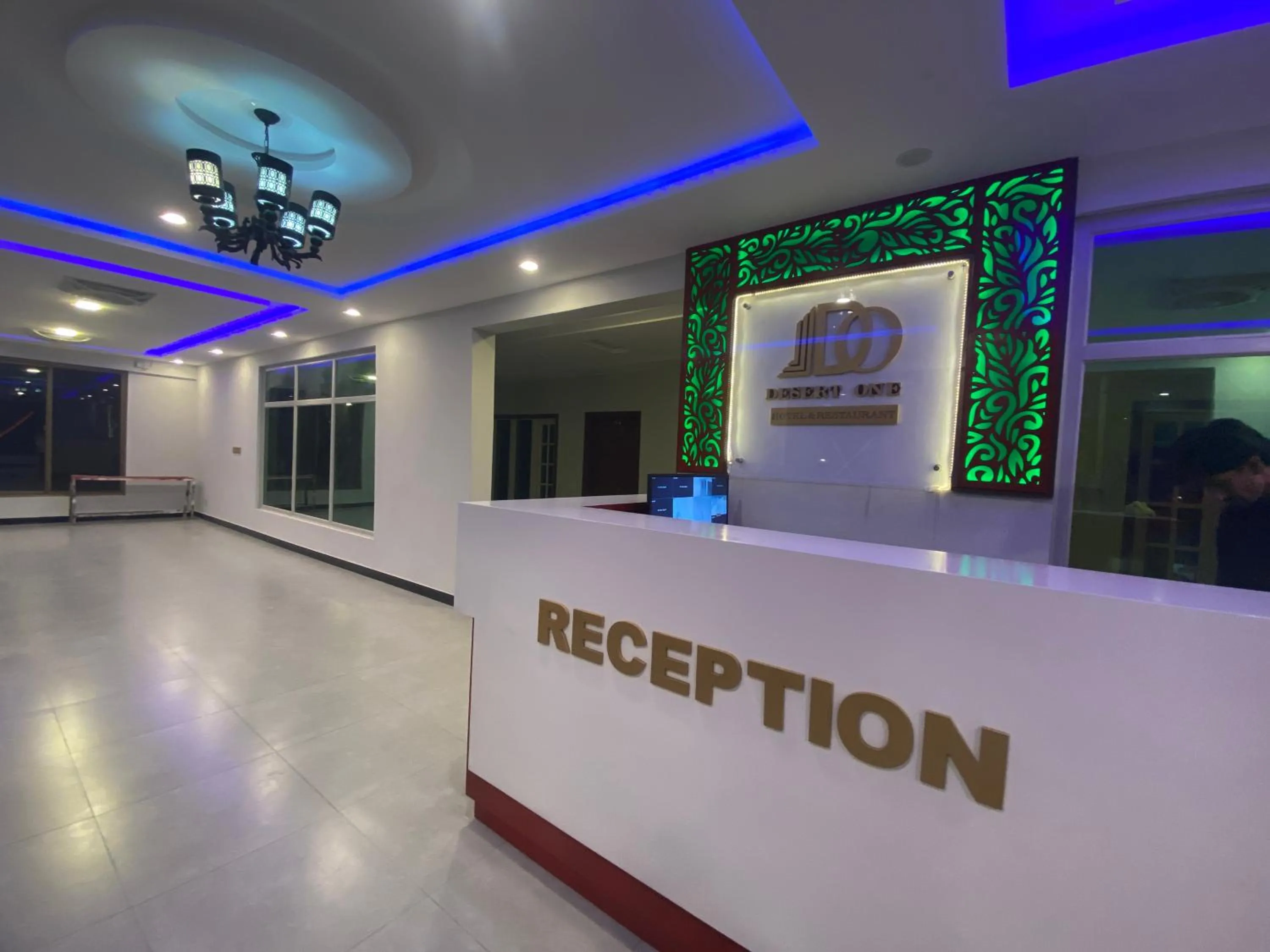 Lobby or reception in Desert One Hotel Skardu