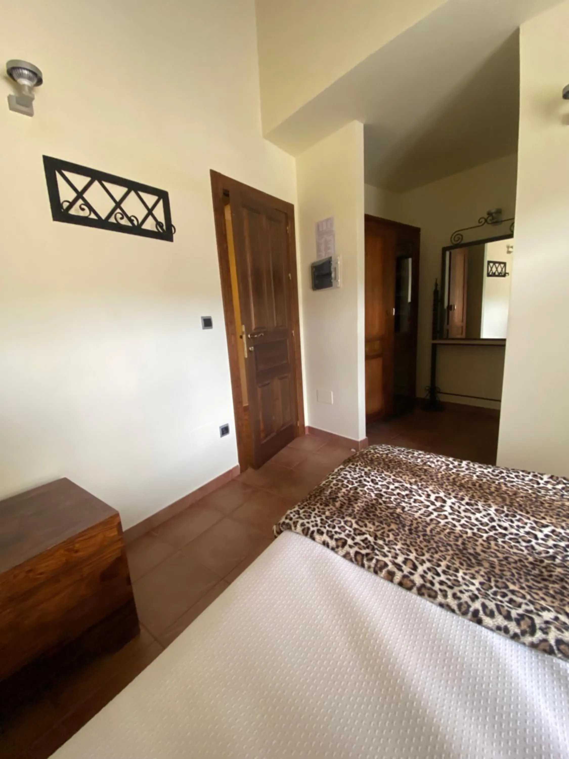 Bed in Hotel rural Monasterio de Ara Mada