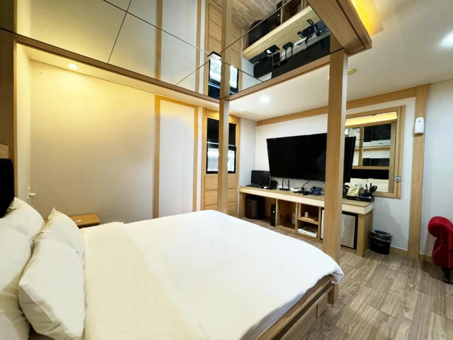 Bed in Mokpo Well hotel