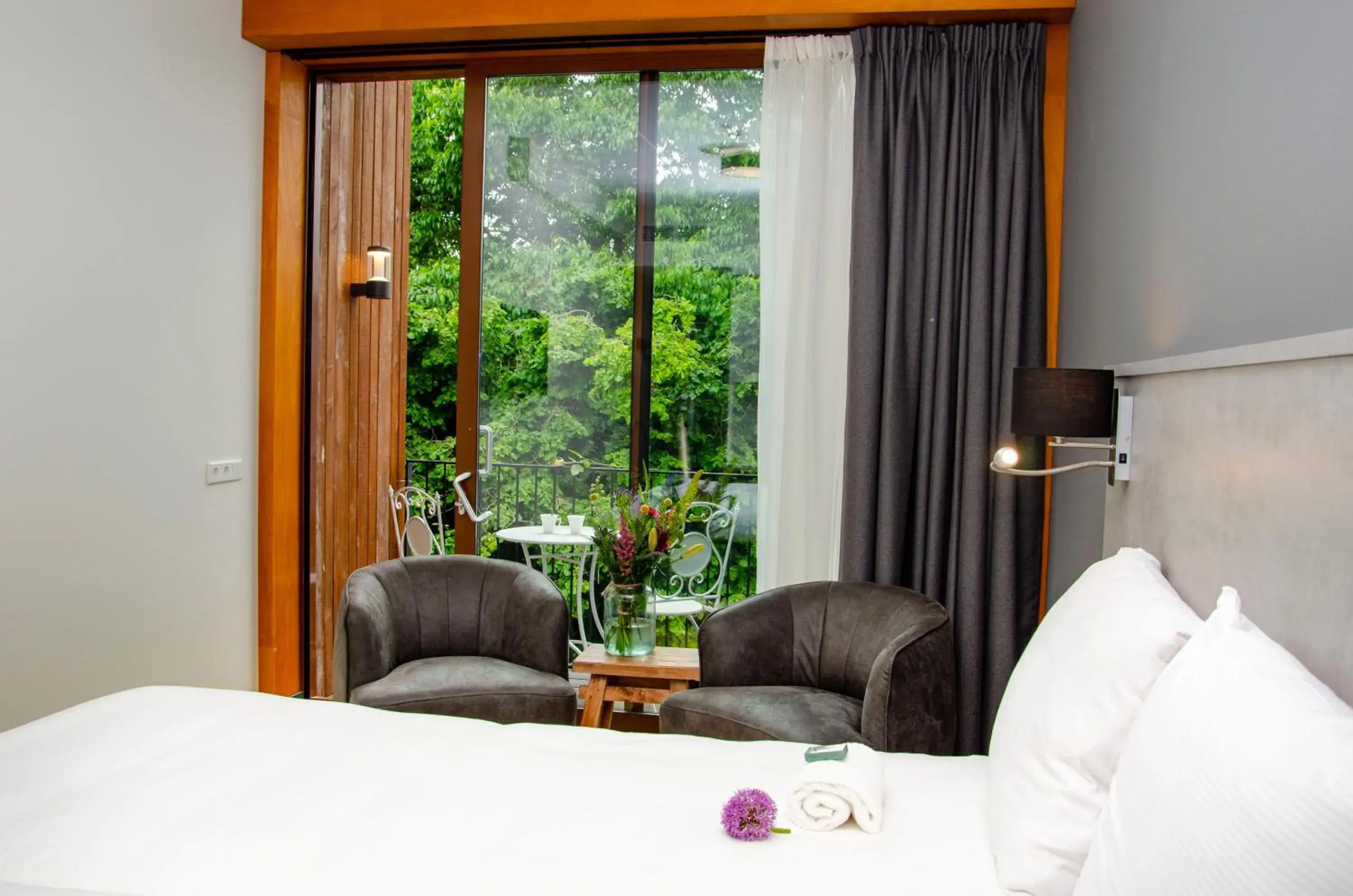 Twin Room with Balcony in Hotel Spoorzicht & SPA Twin Room with Balcony in Hotel Spoorzicht & SPA