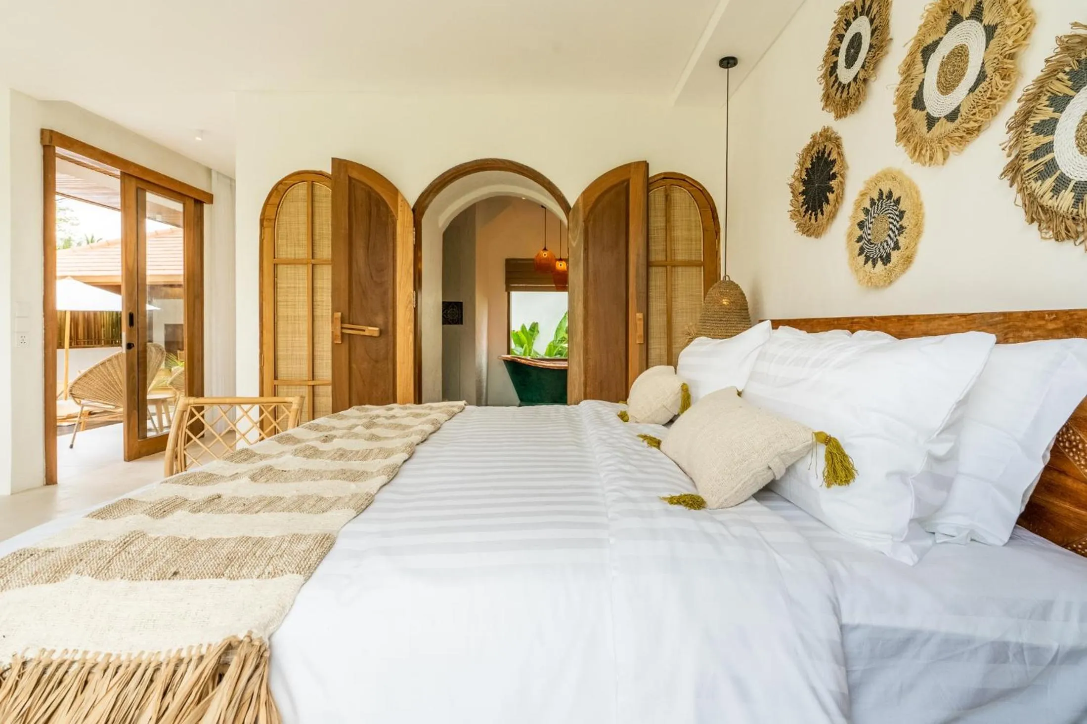 Bed in Tembaga Serenity Villa - Paradise with Pool and Garden