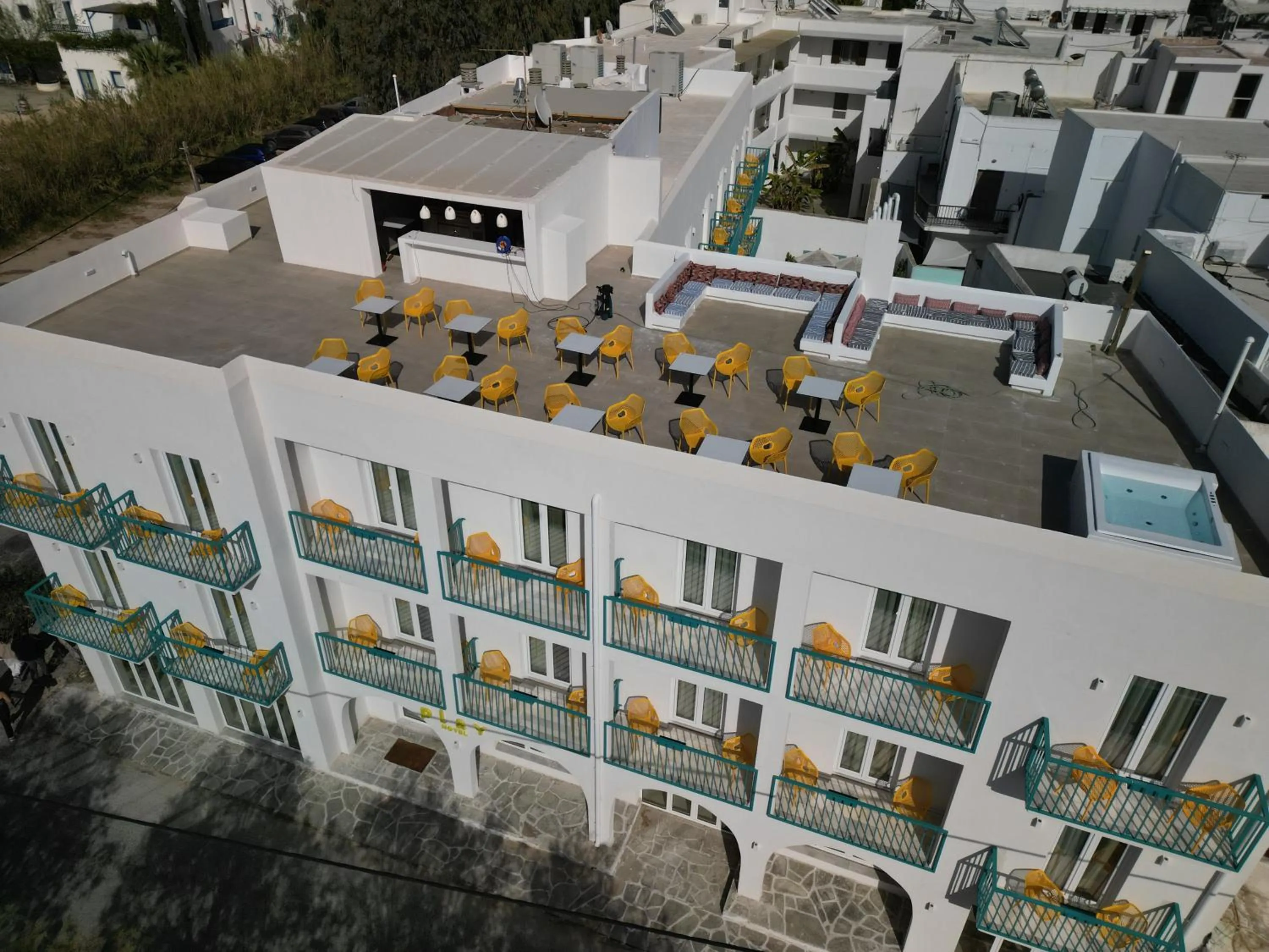 Property building in Play Paros a member of Brown Hotels