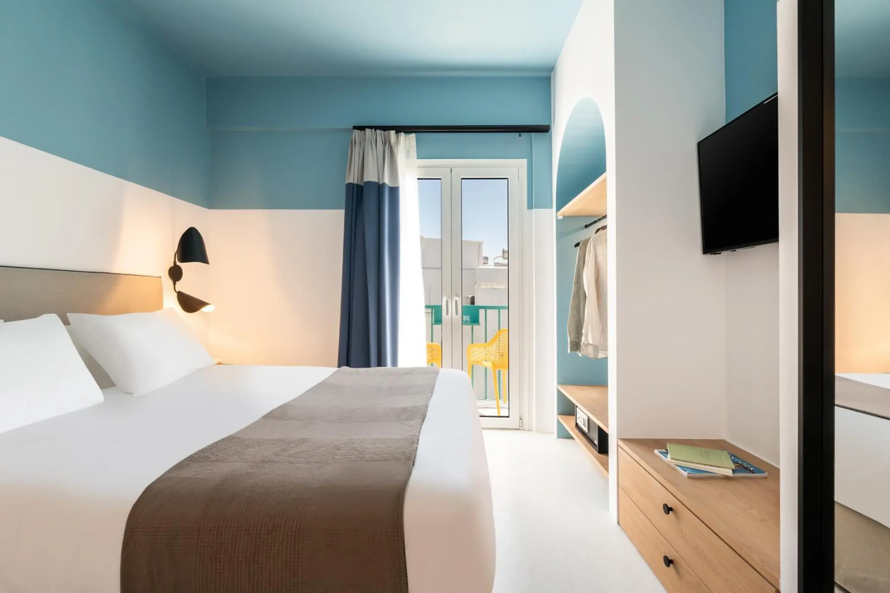 Double Room with Pool View in Play Paros a member of Brown Hotels Double Room with Pool View in Play Paros a member of Brown Hotels