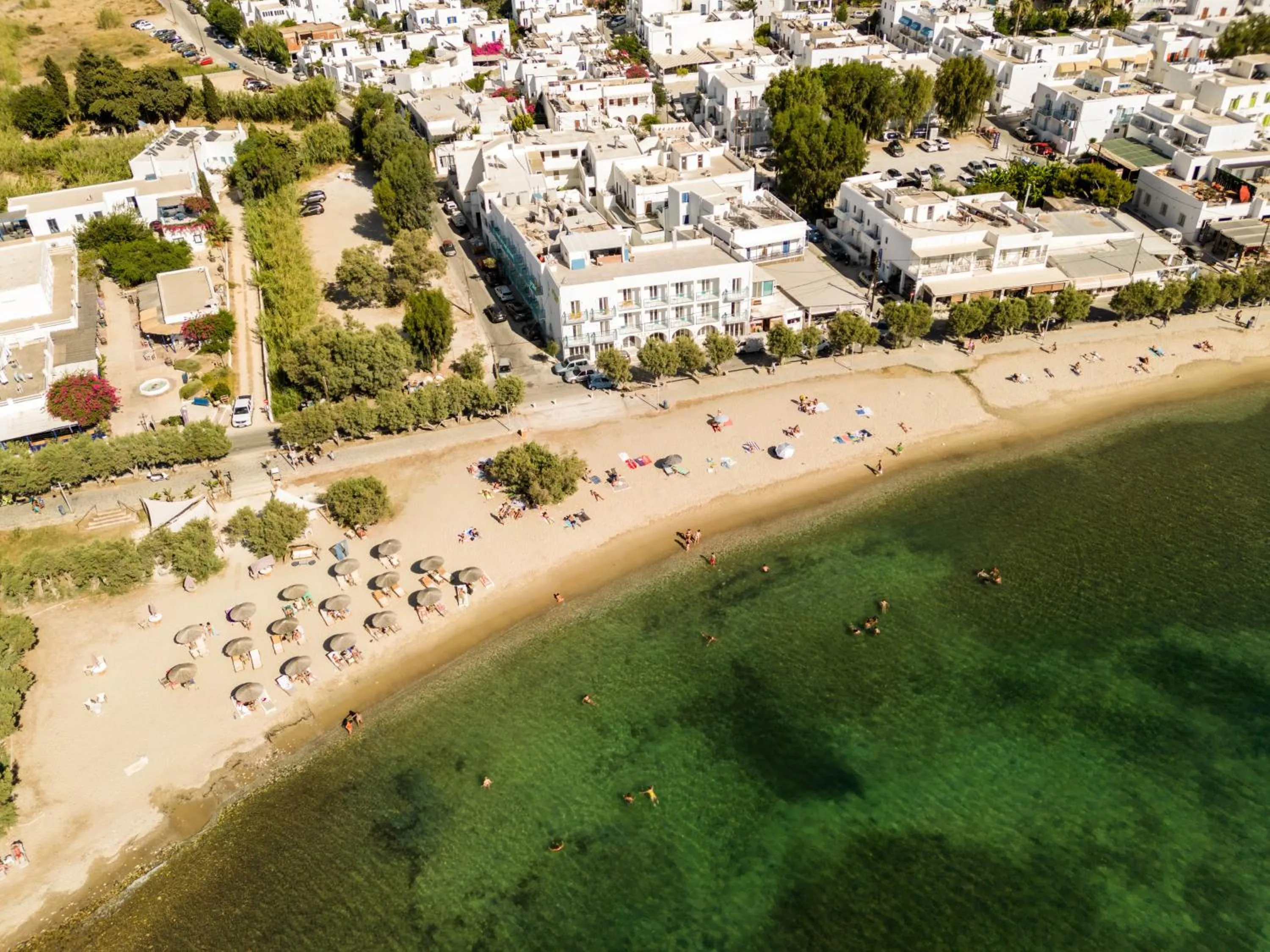 Beach in Play Paros a member of Brown Hotels