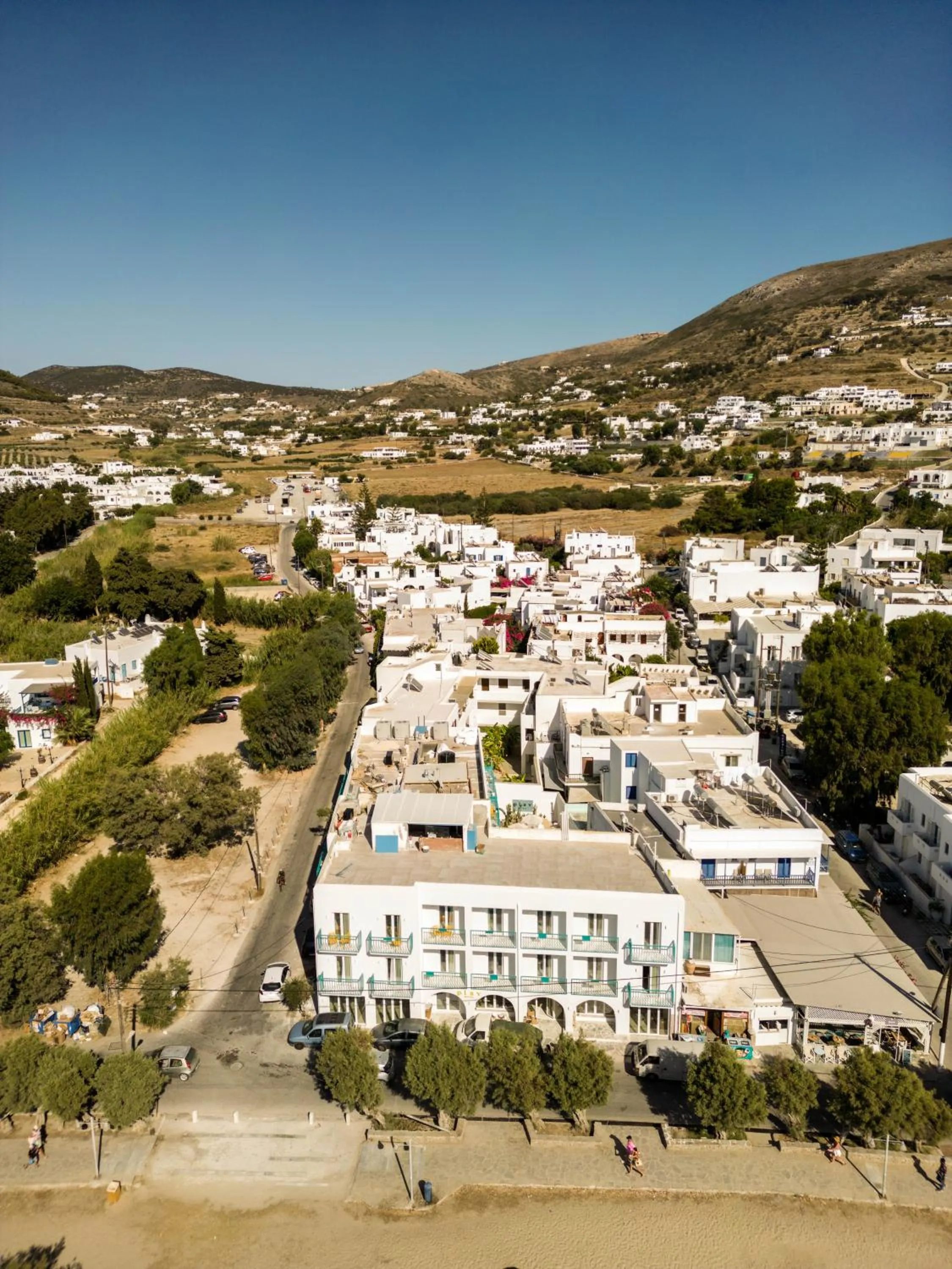 Location in Play Paros a member of Brown Hotels