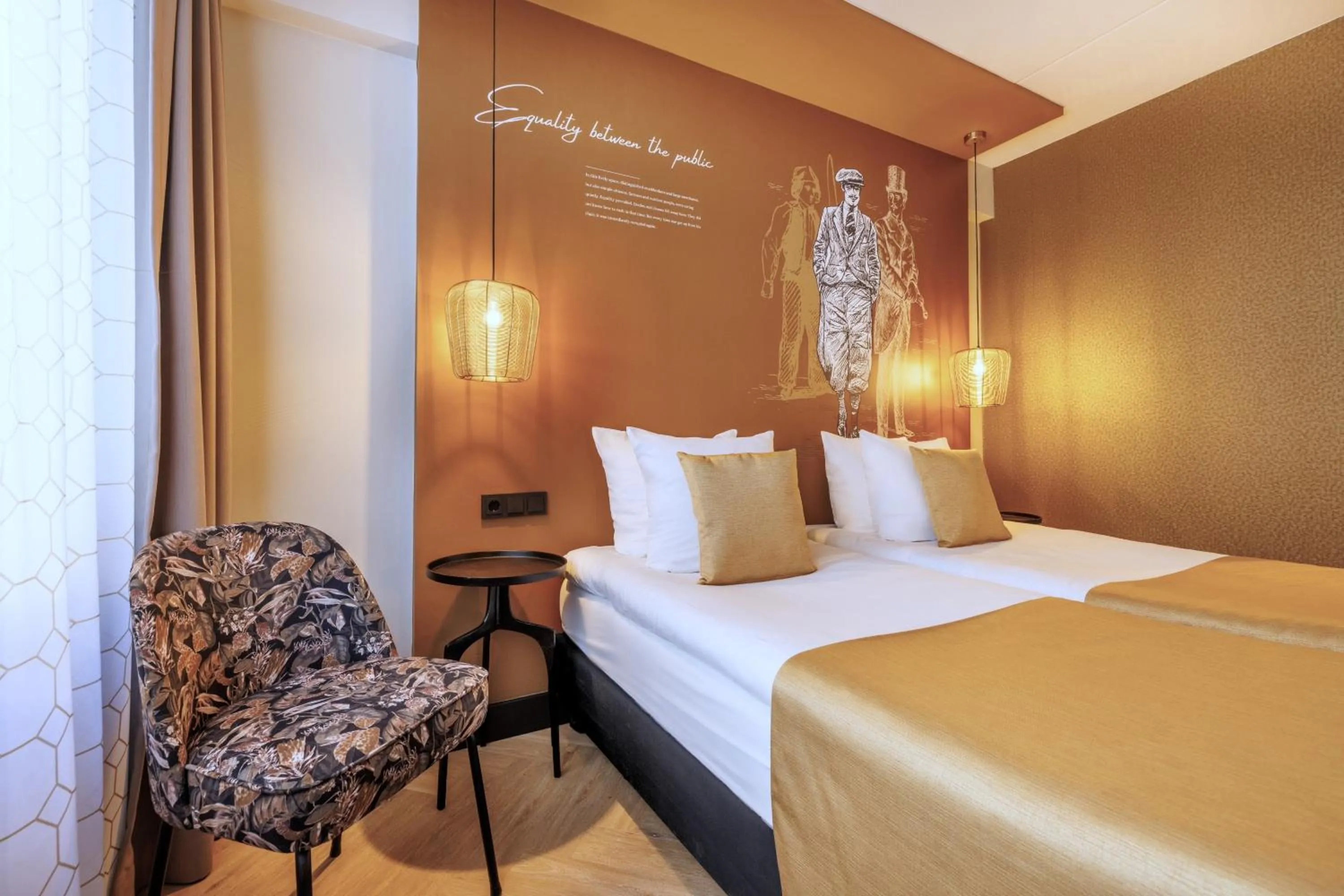 Cozy Twin Room in Hotel Die Port van Cleve