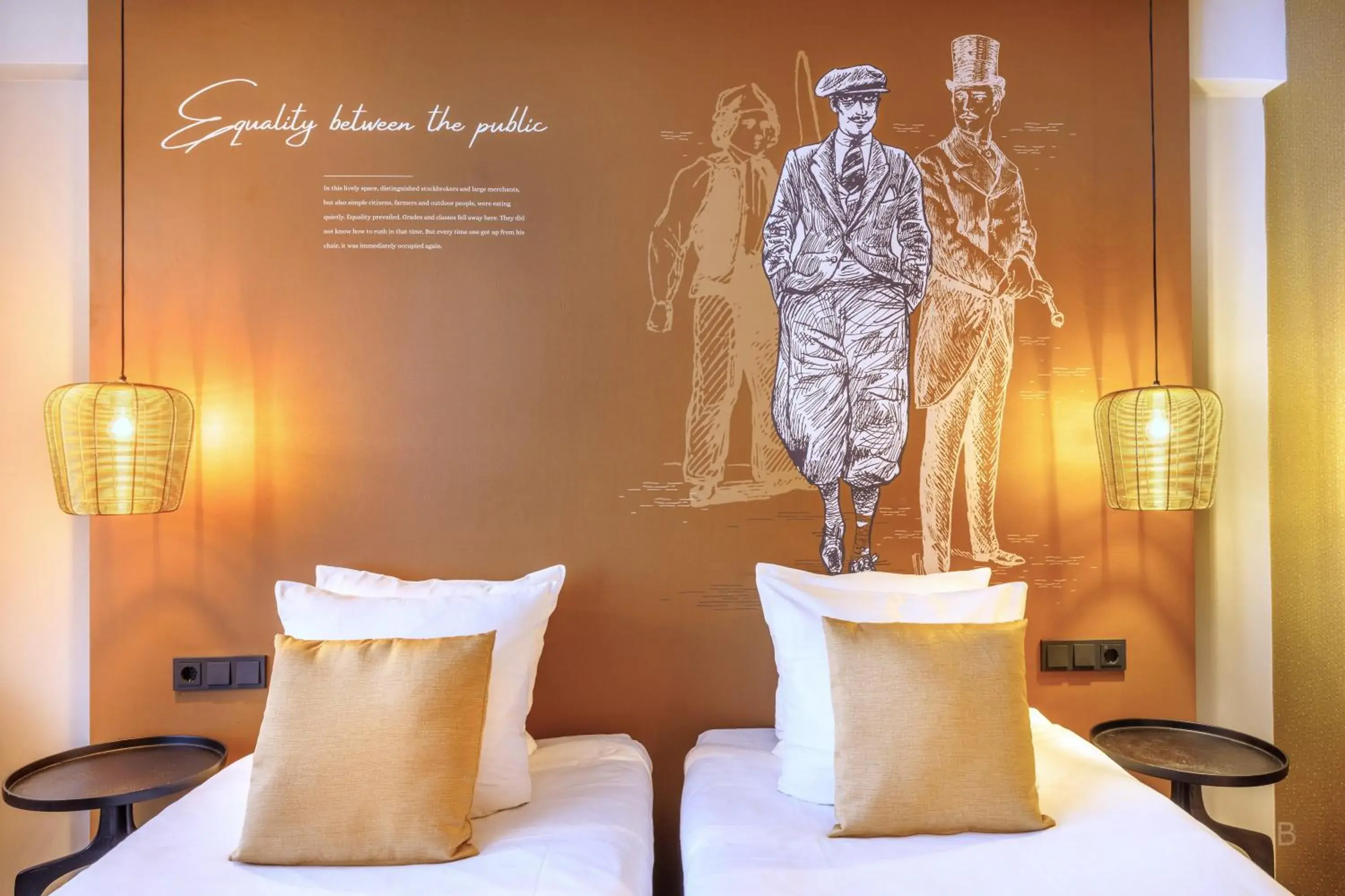 Bed in Hotel Die Port van Cleve Bed in Hotel Die Port van Cleve