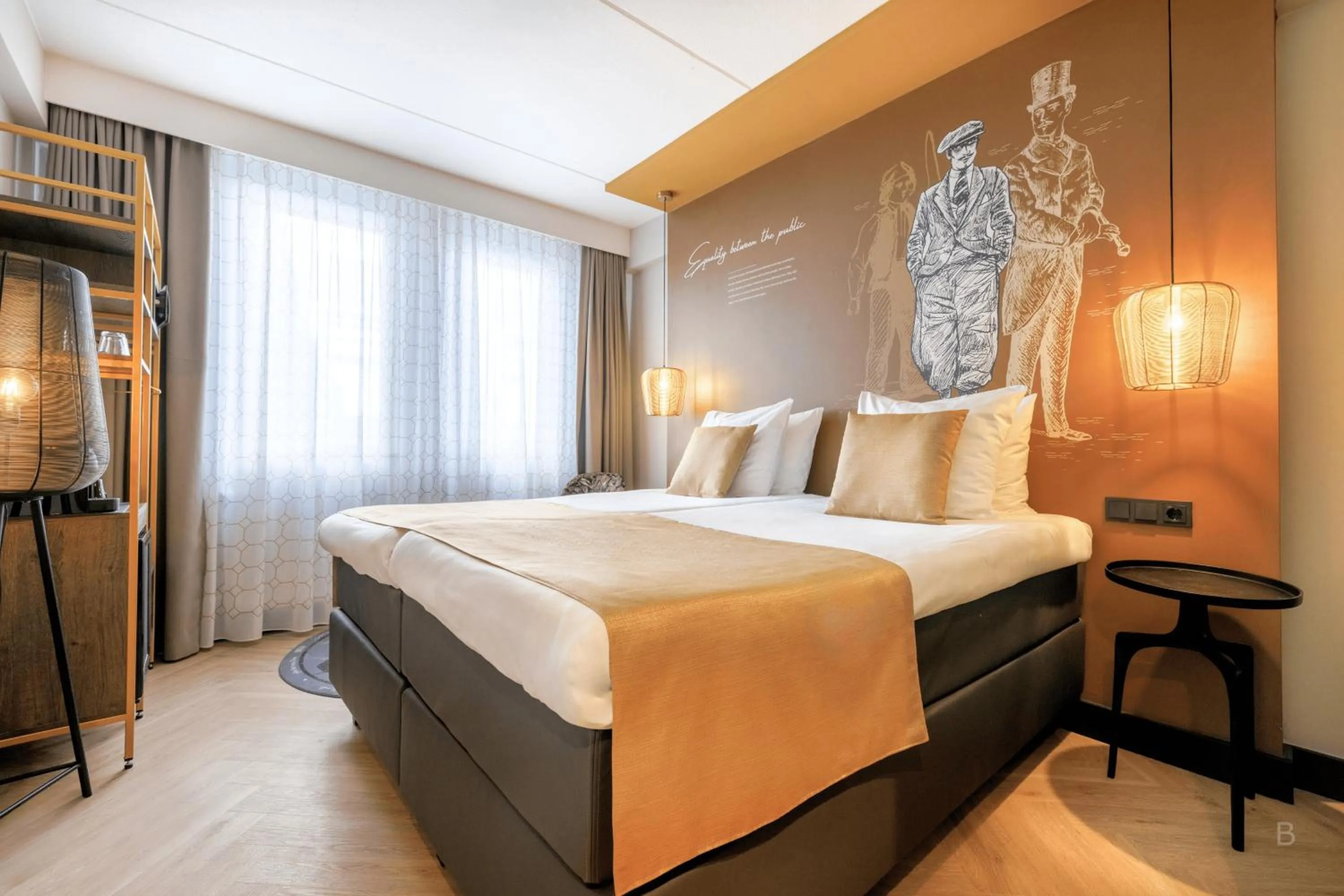 Bed in Hotel Die Port van Cleve