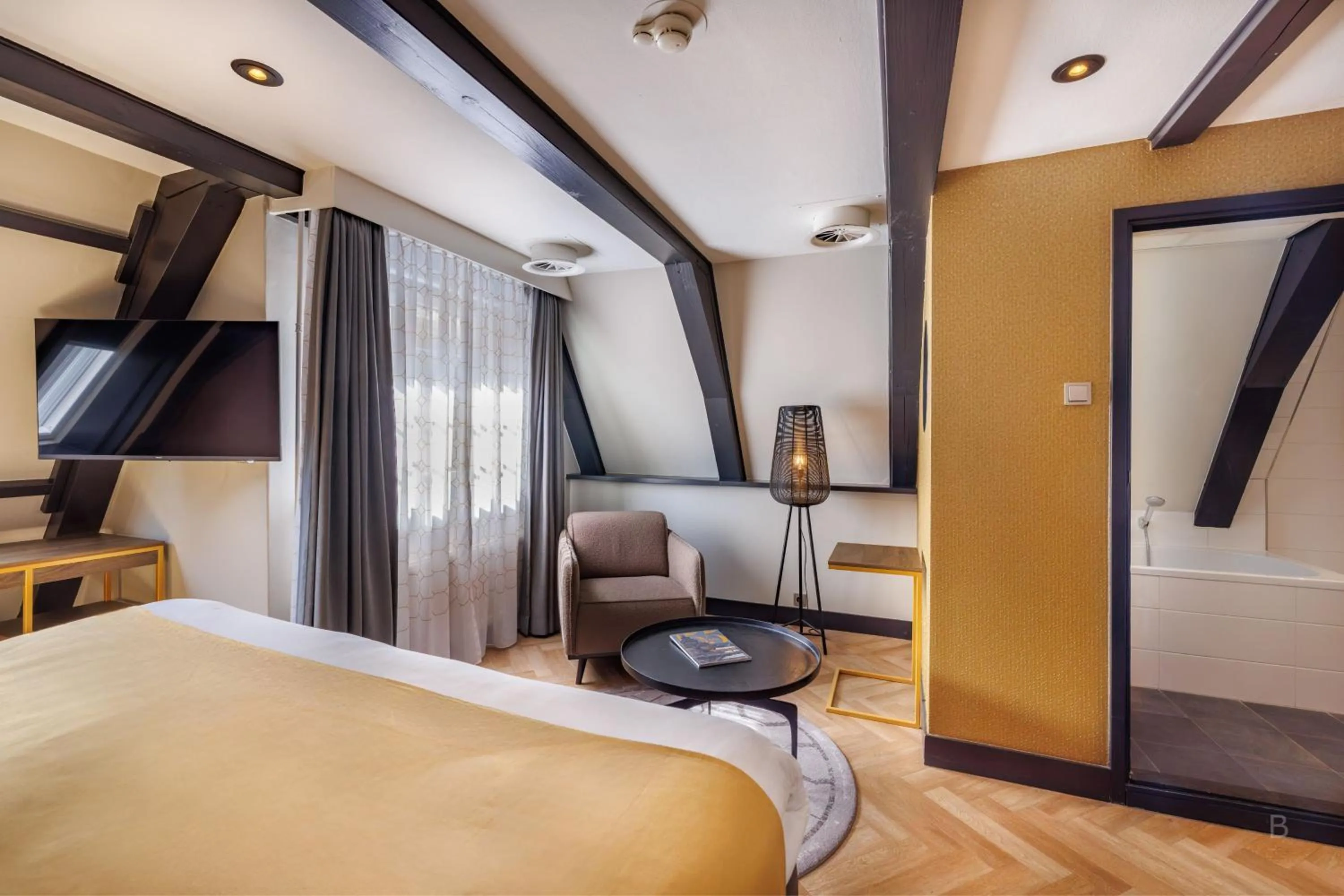 Bed in Hotel Die Port van Cleve