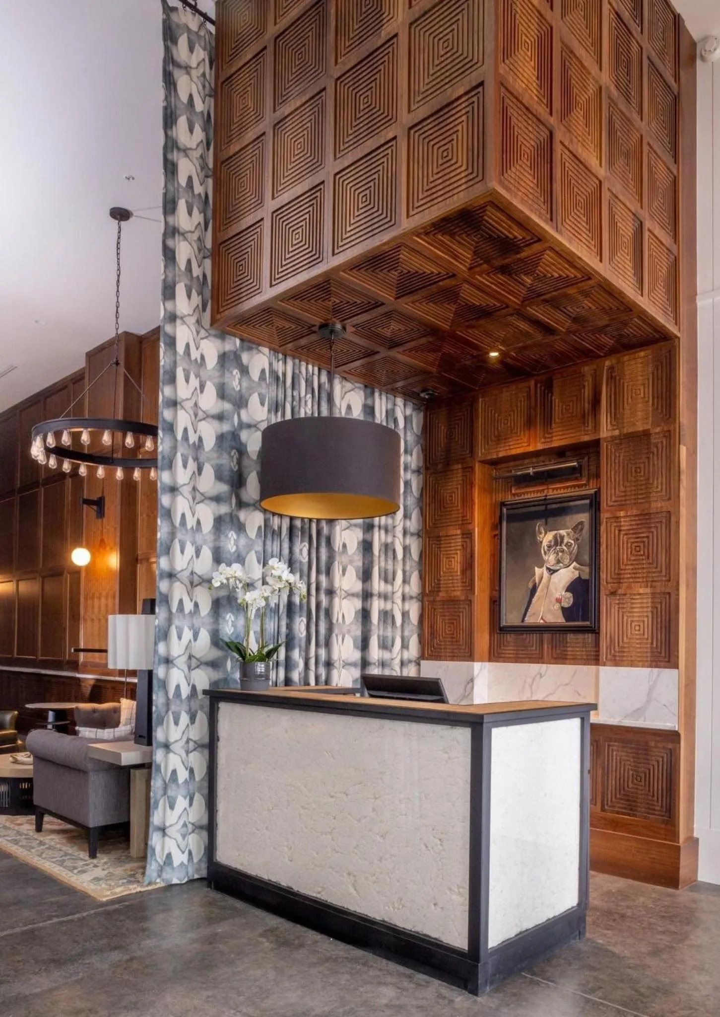 Lobby or reception in The Louis Hotel