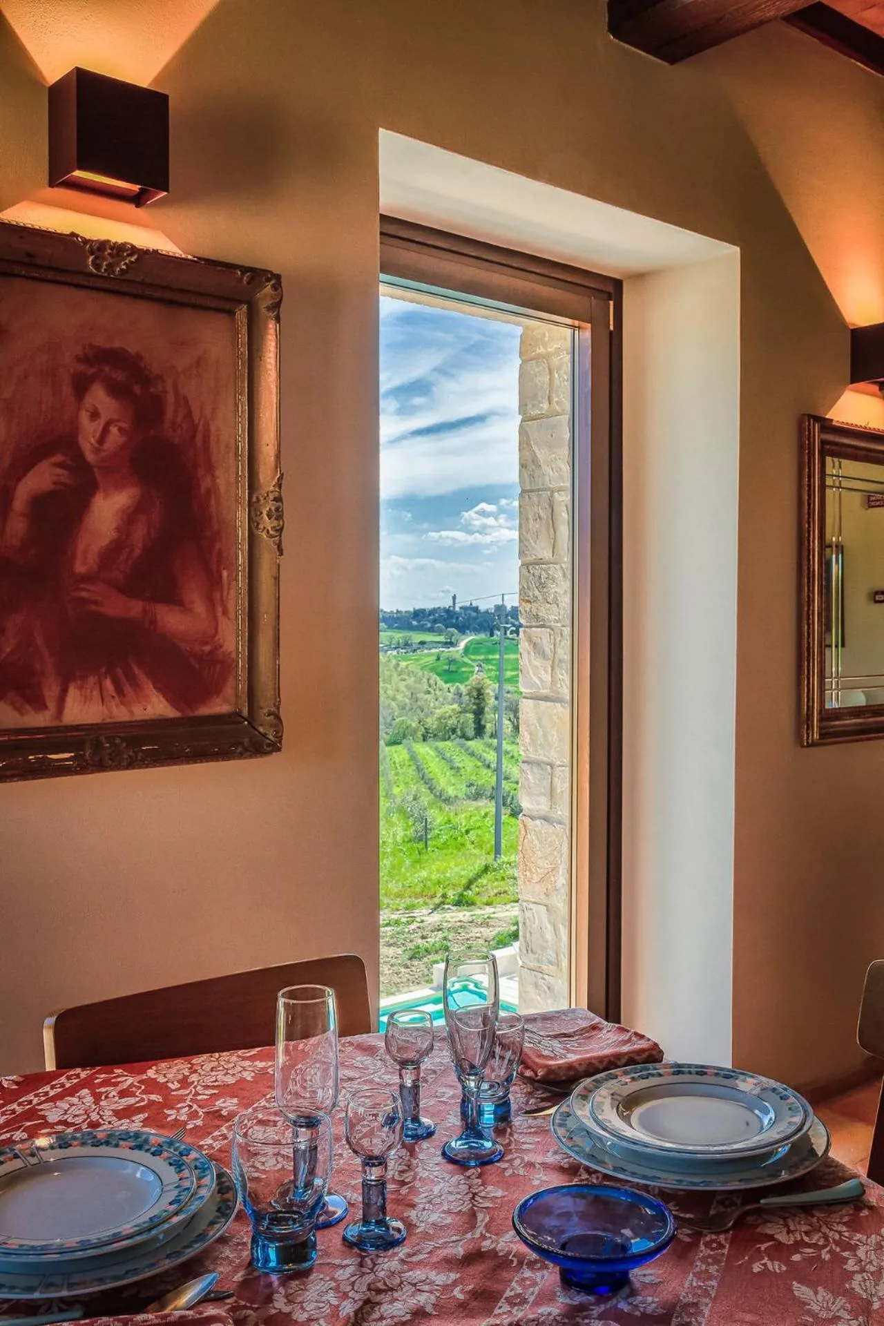 Dining area in Agriturismo Colli Martani