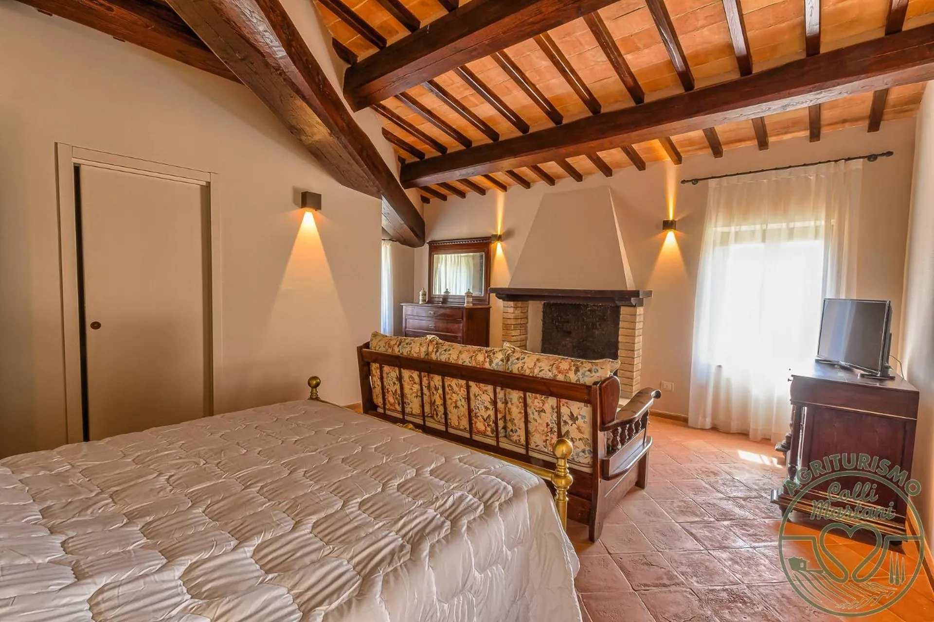 Bedroom, Bed in Agriturismo Colli Martani