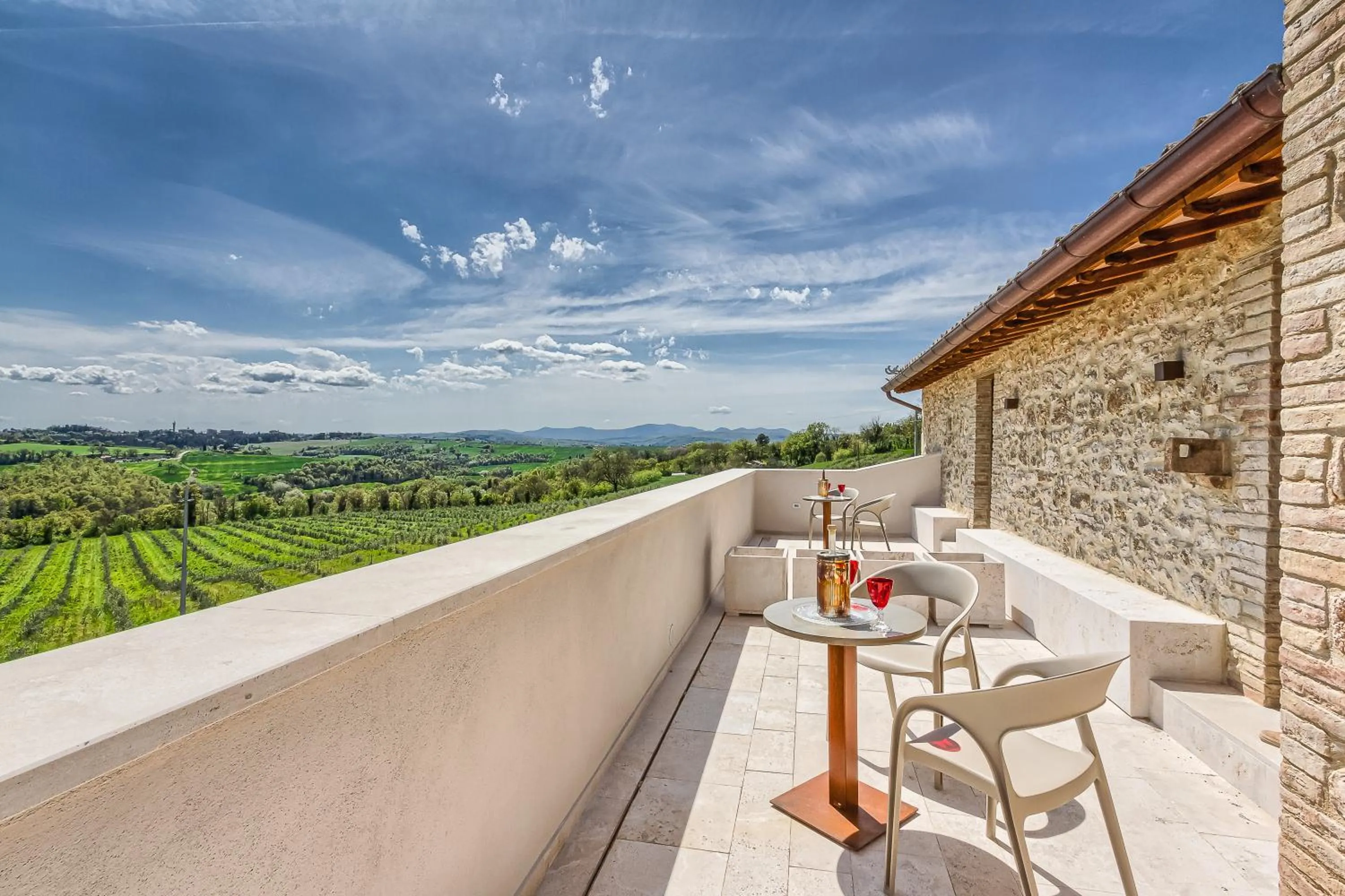 Balcony/Terrace in Agriturismo Colli Martani