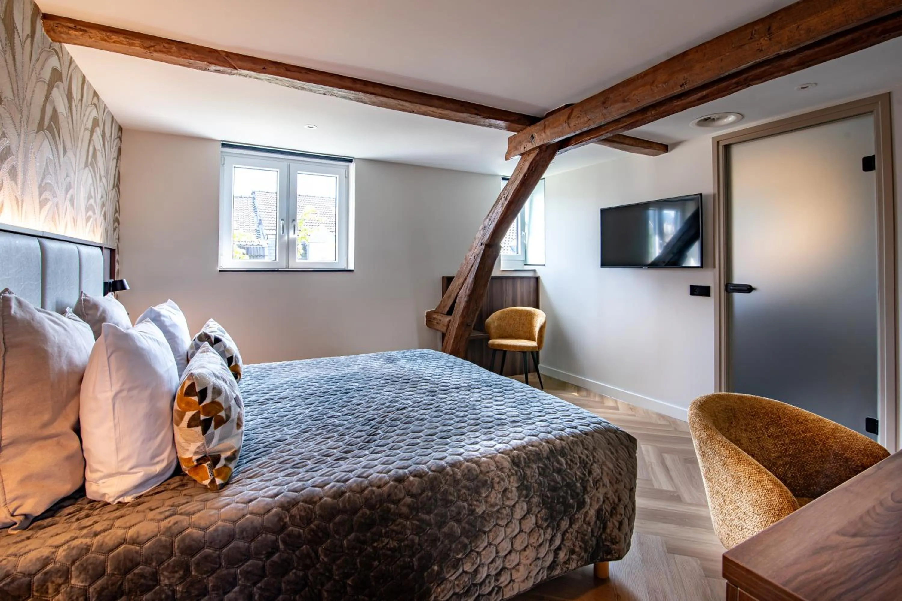 Bed in Boutique Hotel Scheepers