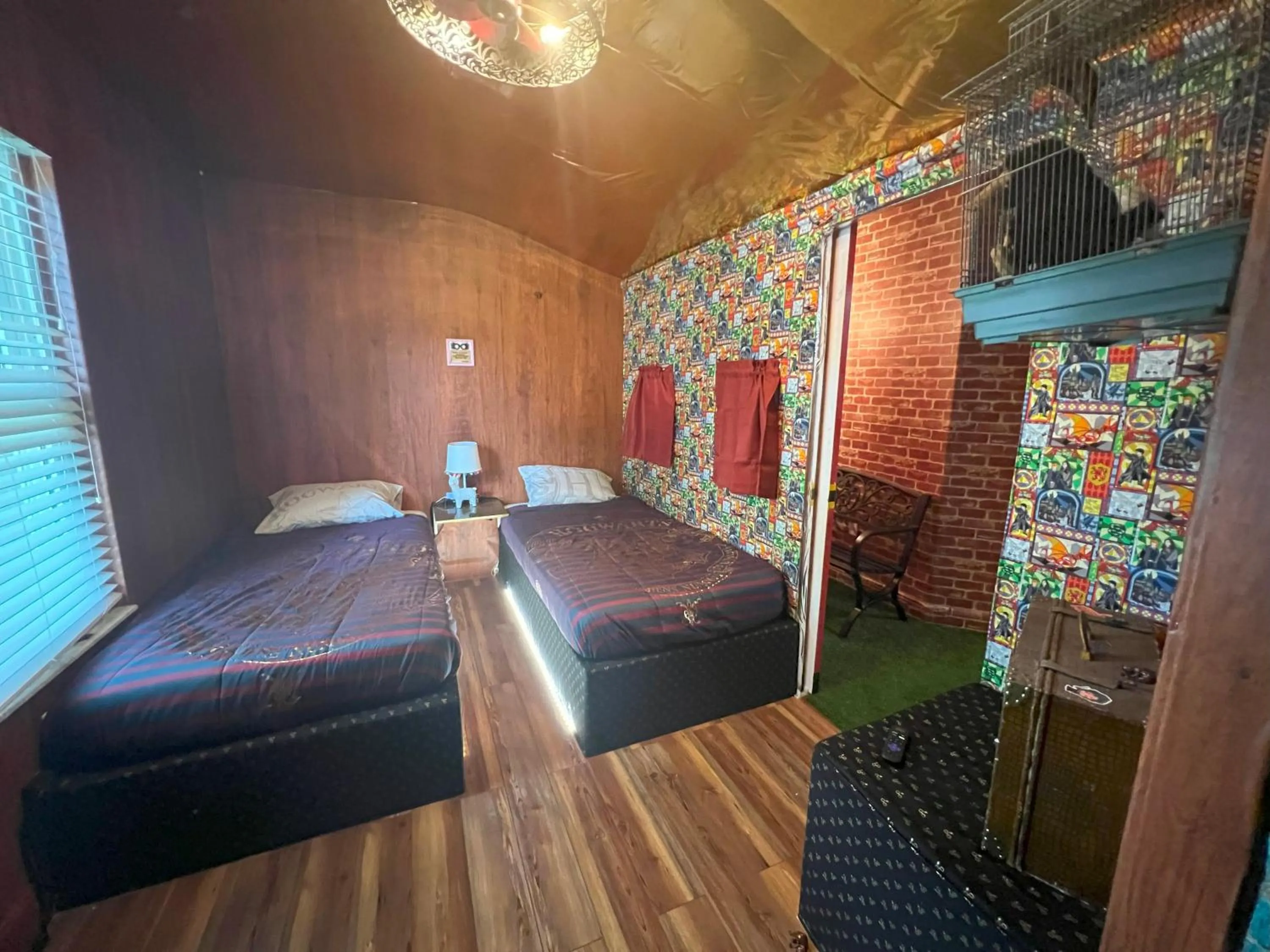 Bed in Magical Castle Near Theme Parks