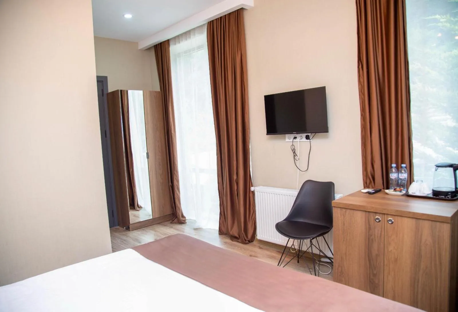 Bed in Solo Grand Boshuri Hotel Wellness Resort