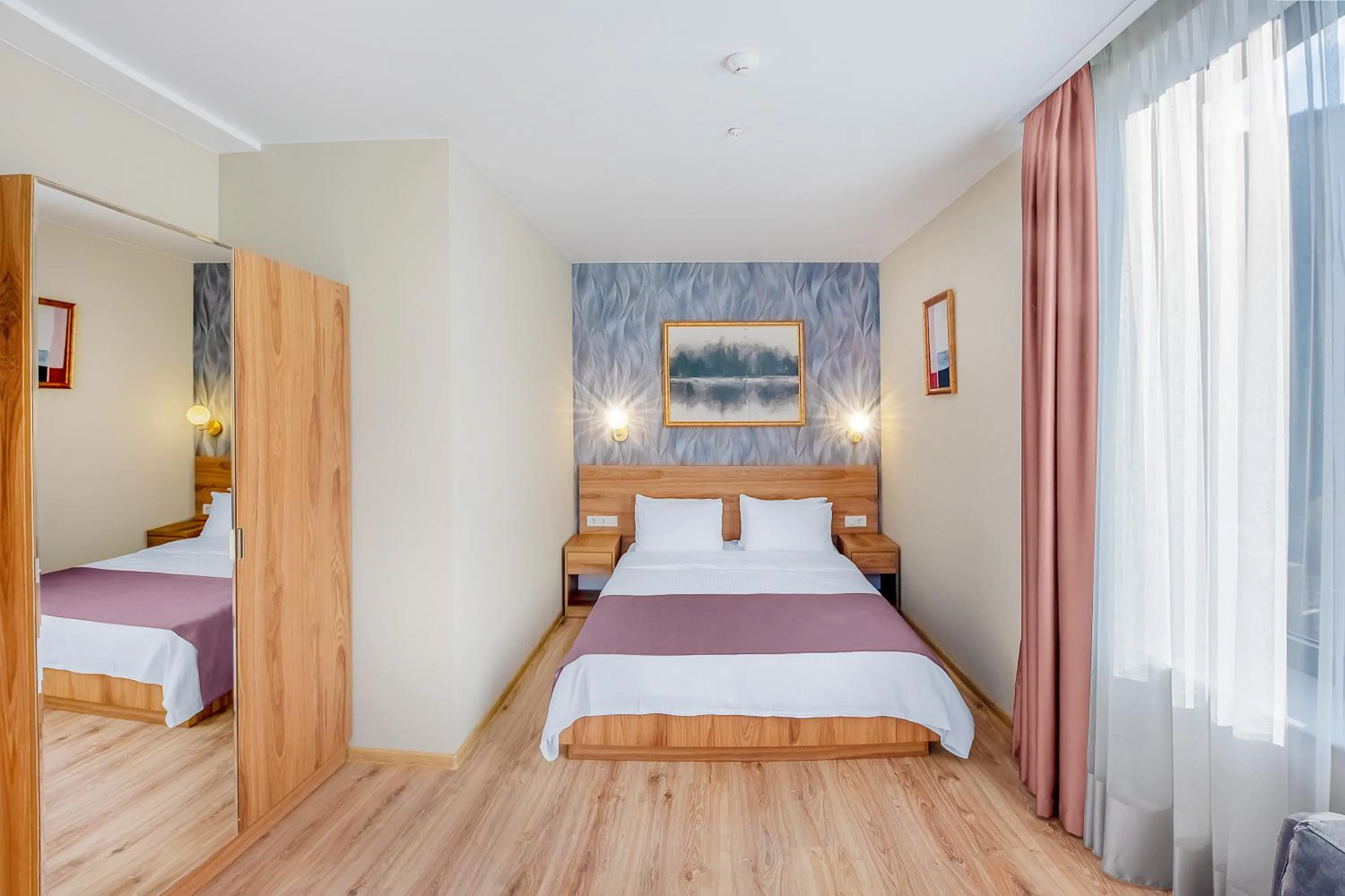 Bed in Solo Grand Boshuri Hotel Wellness Resort