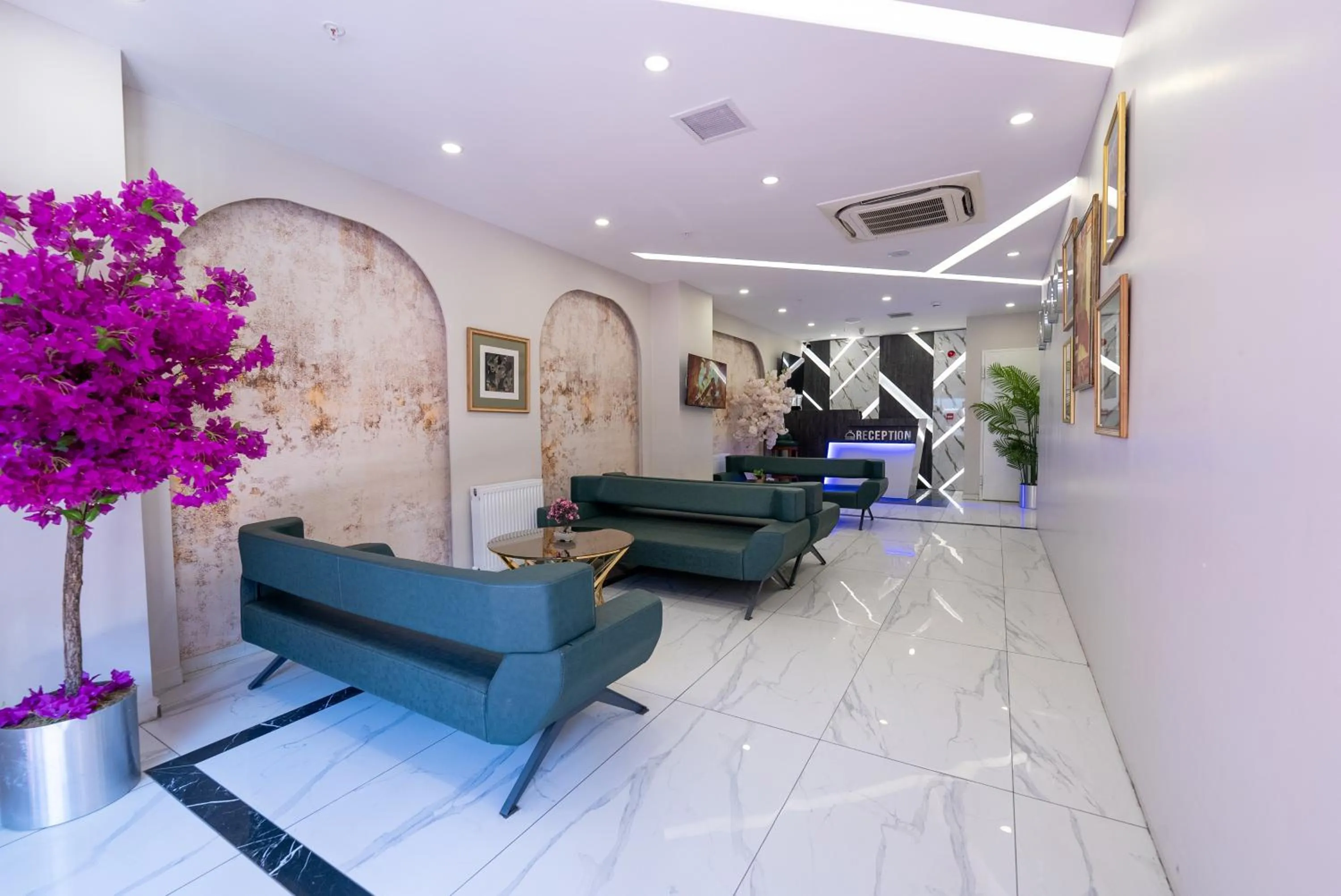 Lobby or reception in Meros Hotel