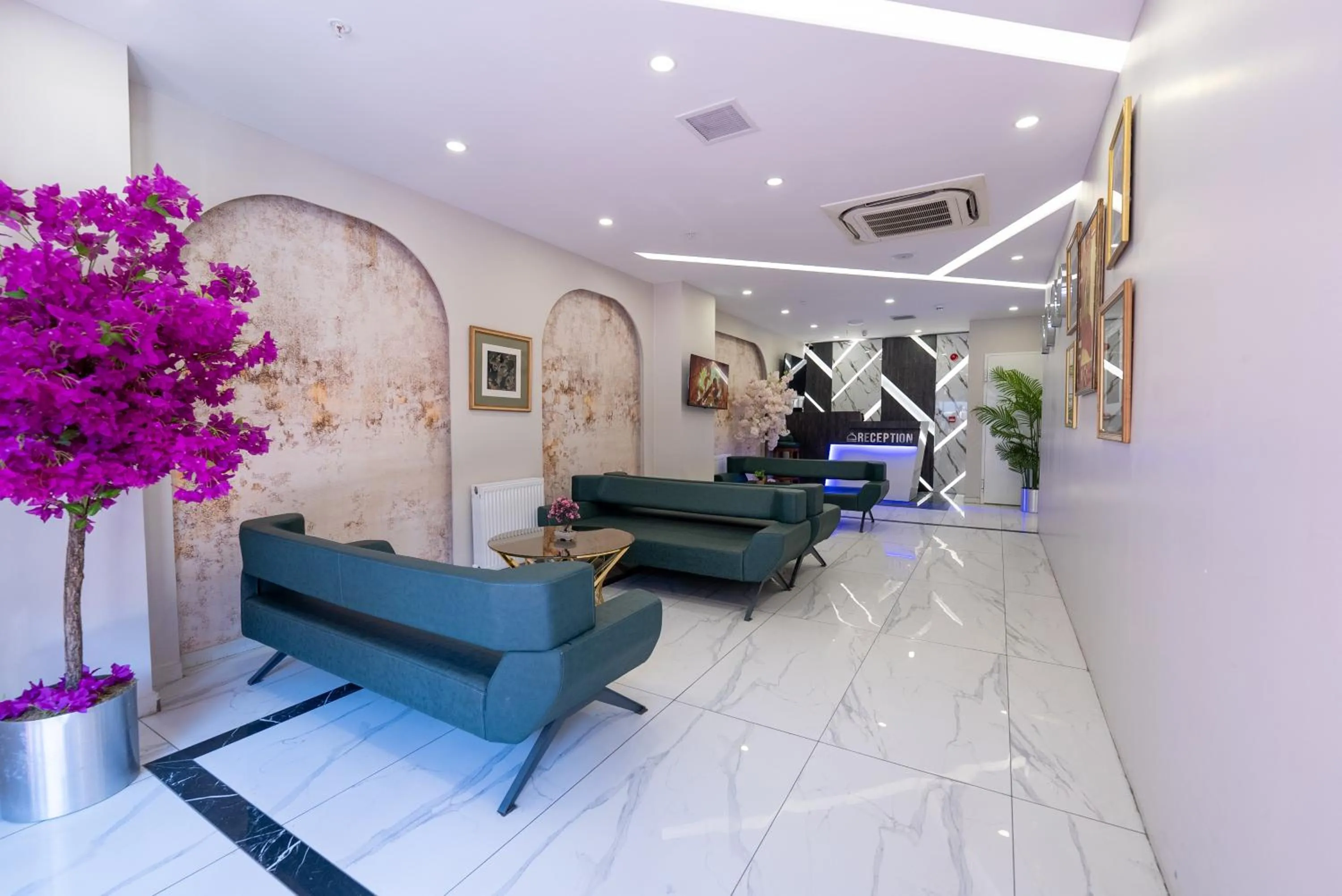 Lobby or reception in Meros Hotel