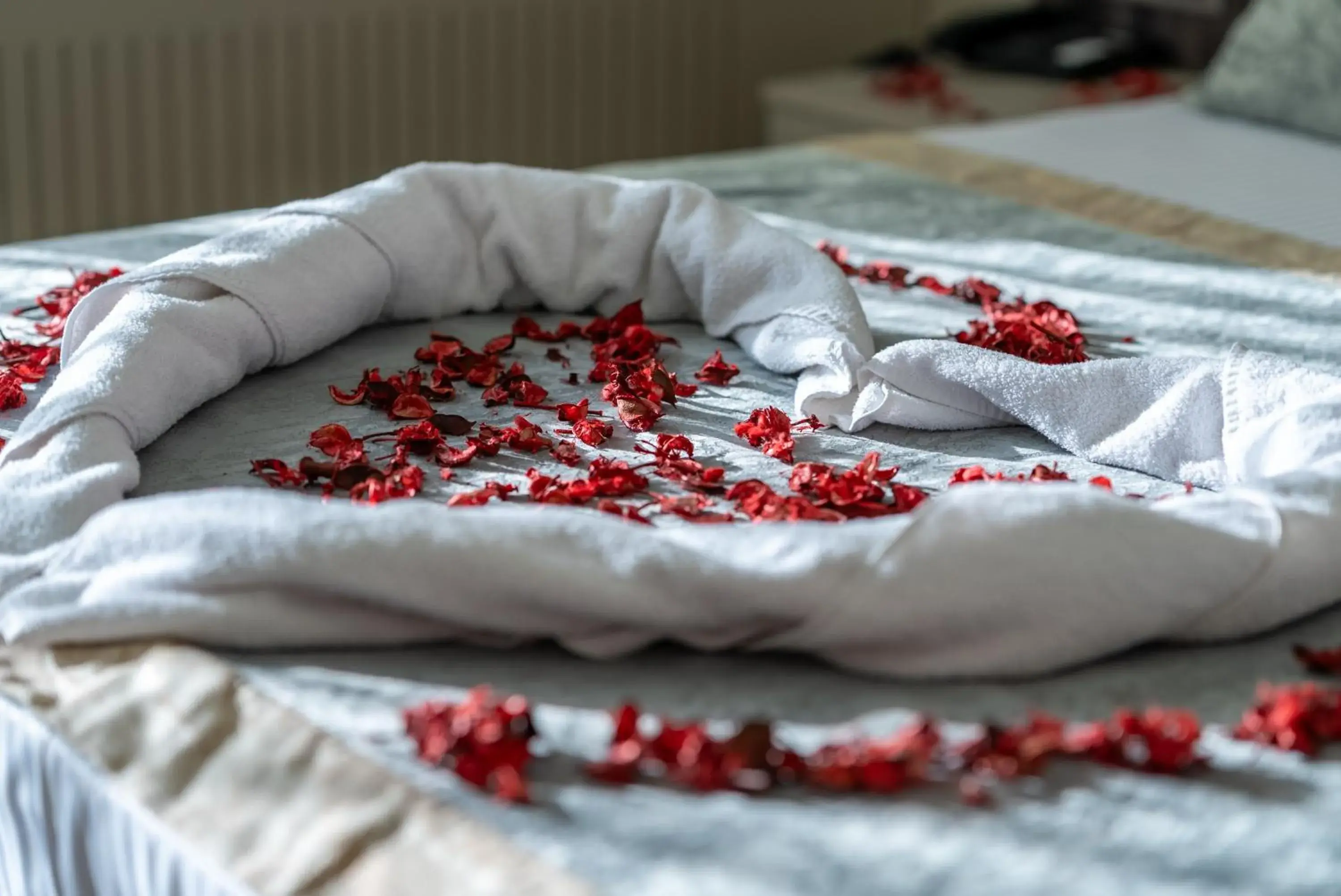 Bed in Meros Hotel Bed in Meros Hotel