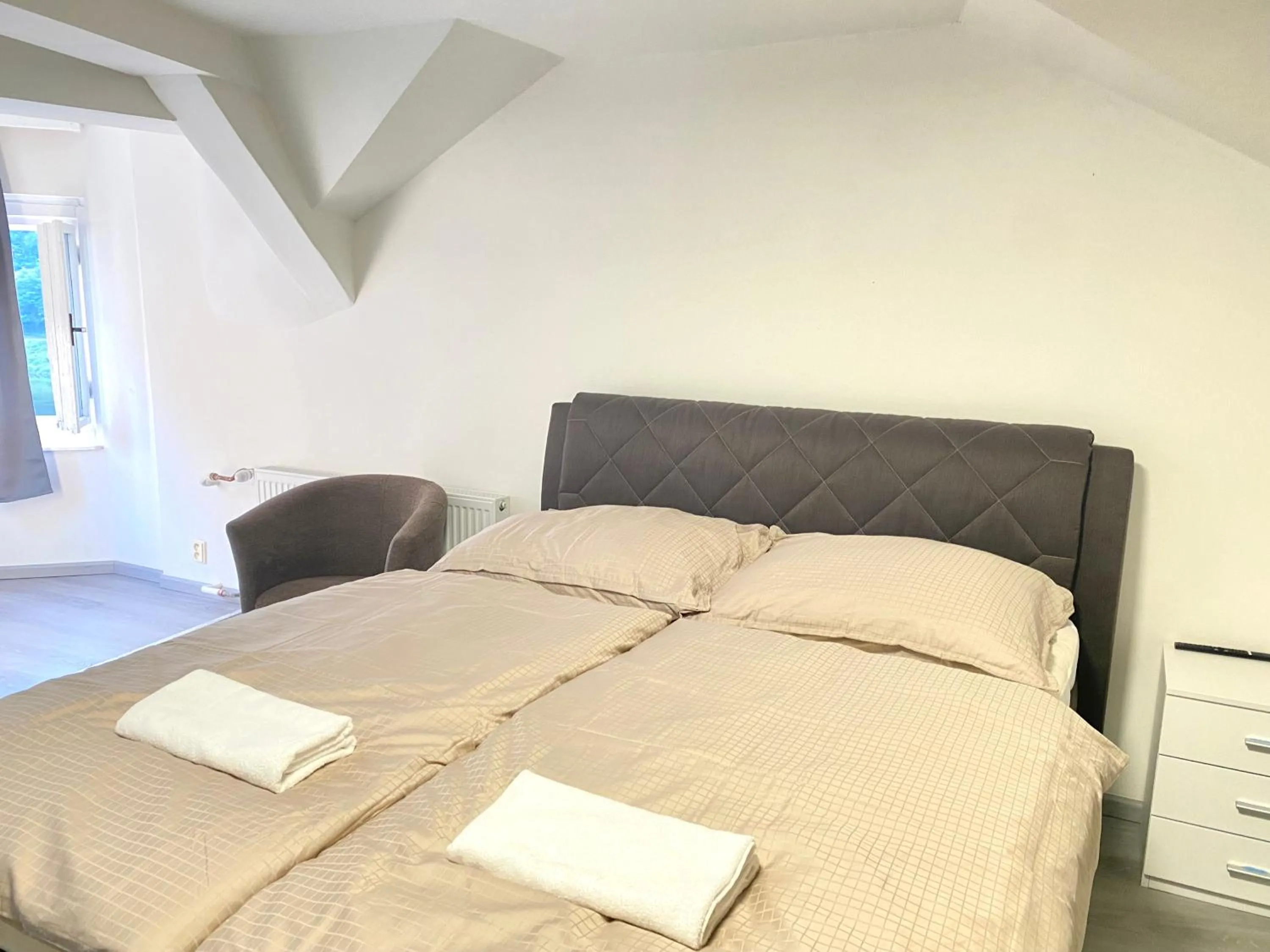 Bedroom, Bed in Hotel Labe