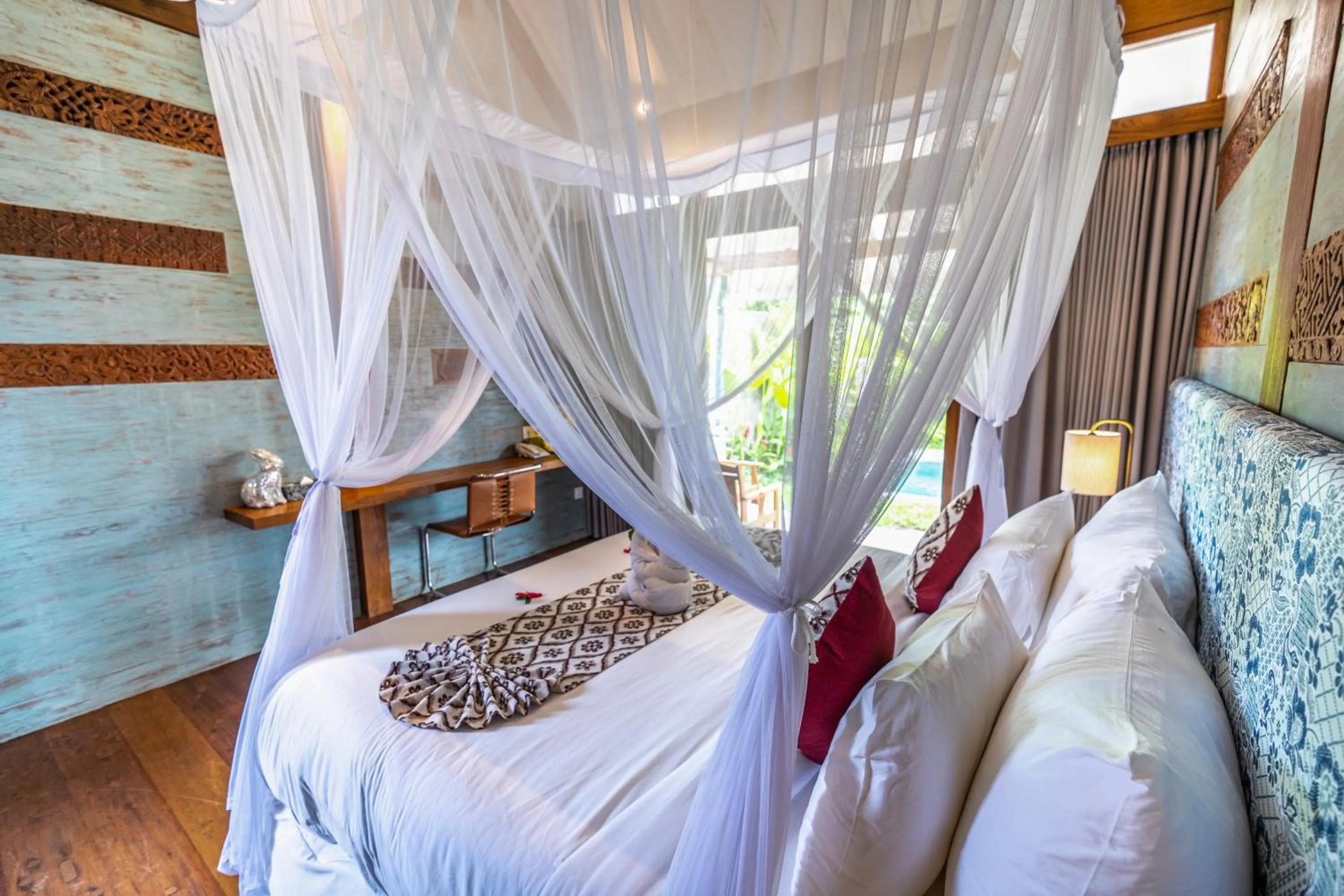 Bed in Ubud Diary Villa