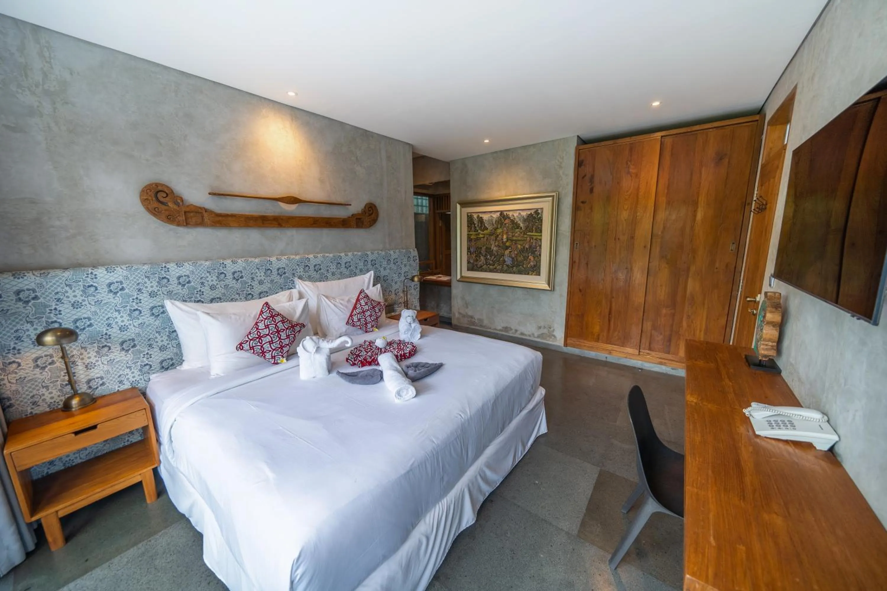 Bed in Ubud Diary Villa