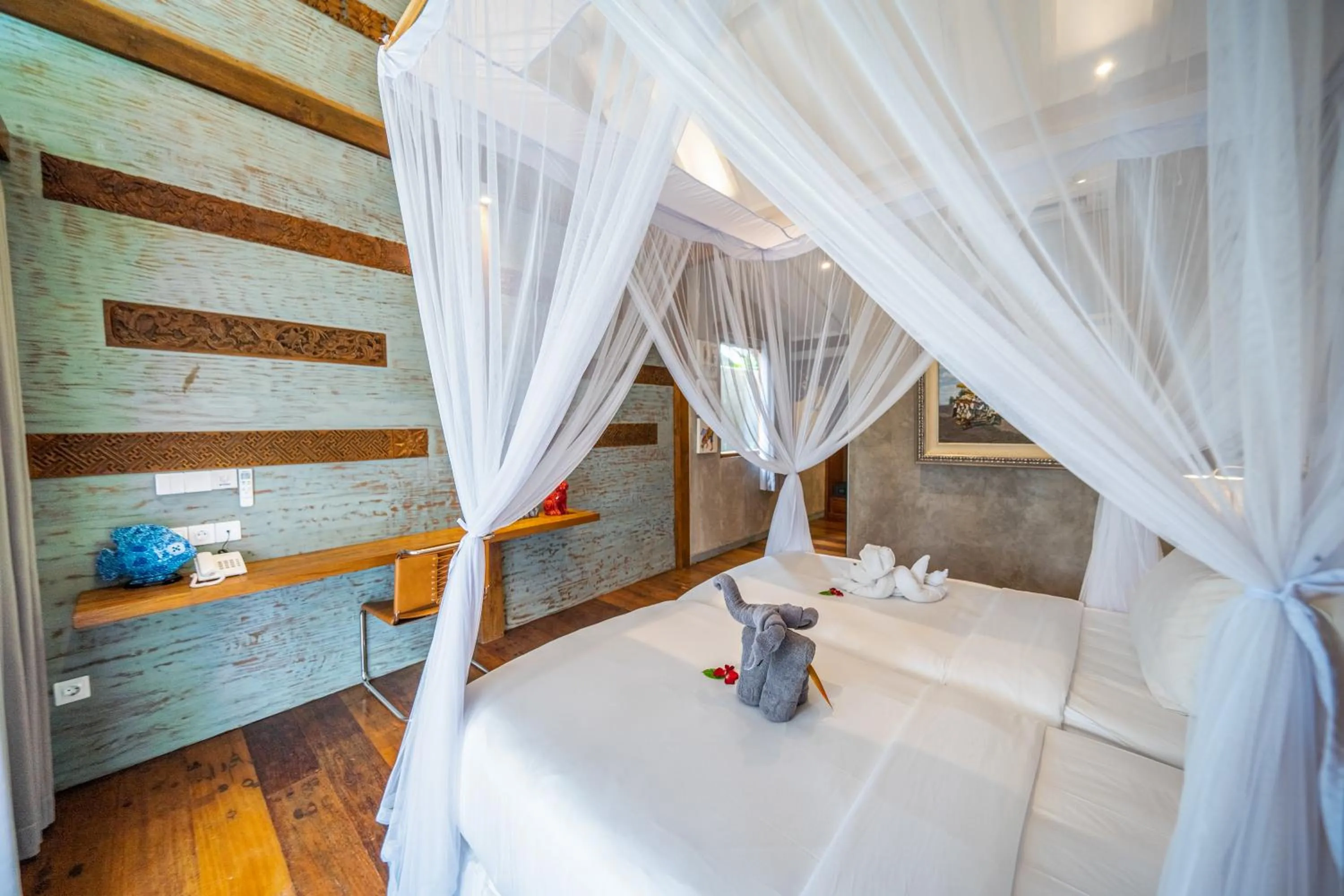 Bed in Ubud Diary Villa