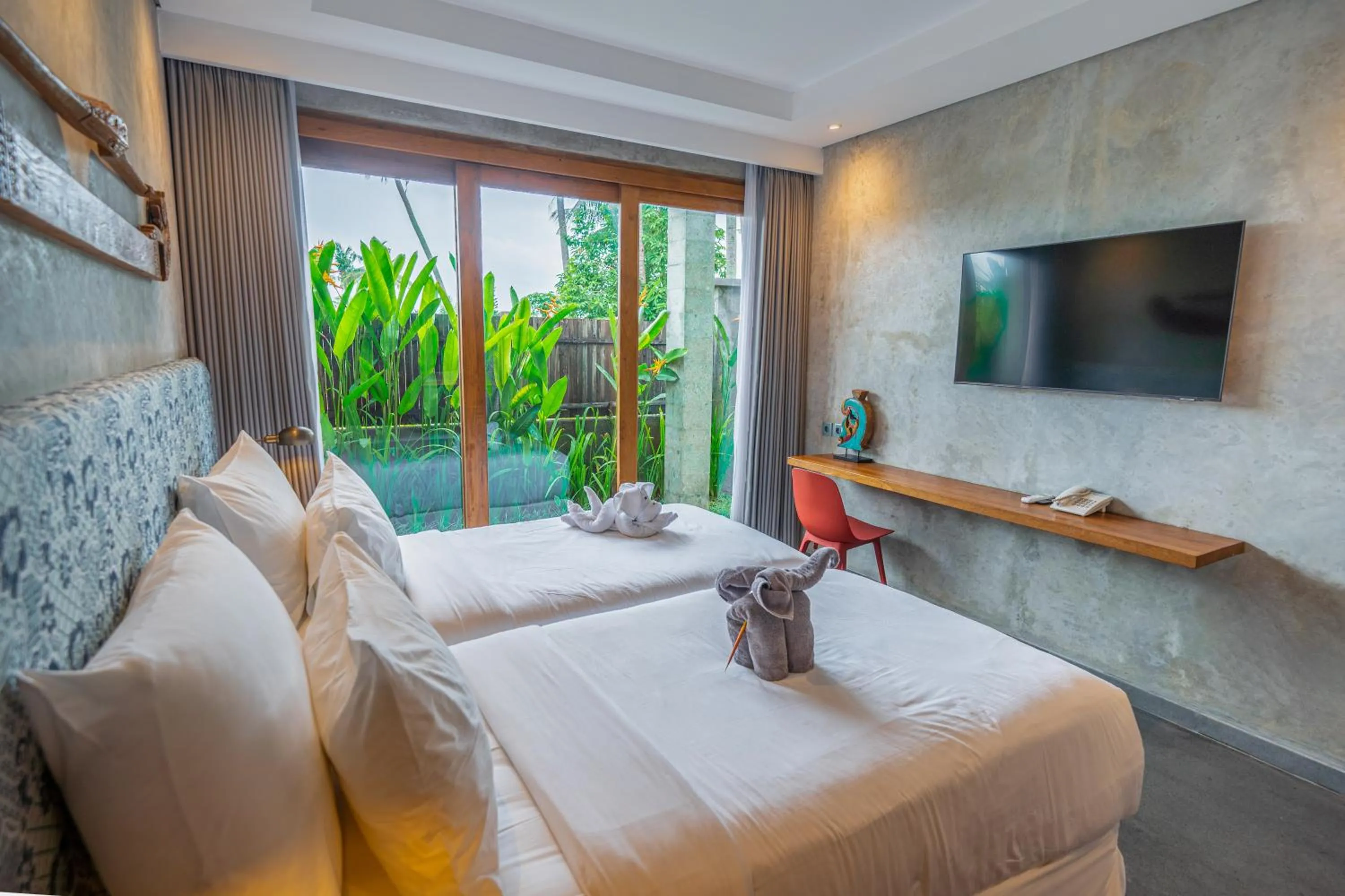 Bed in Ubud Diary Villa