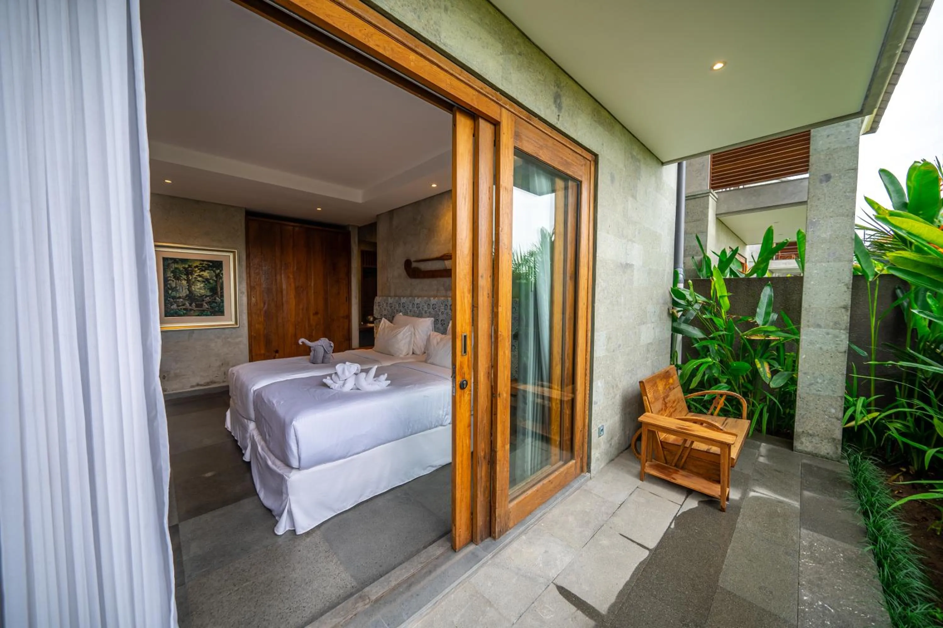 Bed in Ubud Diary Villa