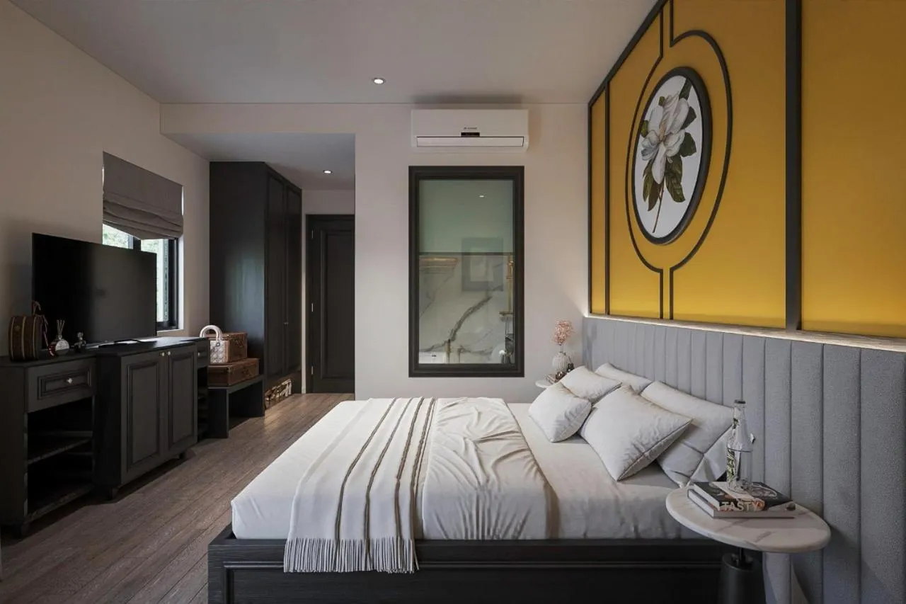 Bedroom in Phong Lan Unique Hotel