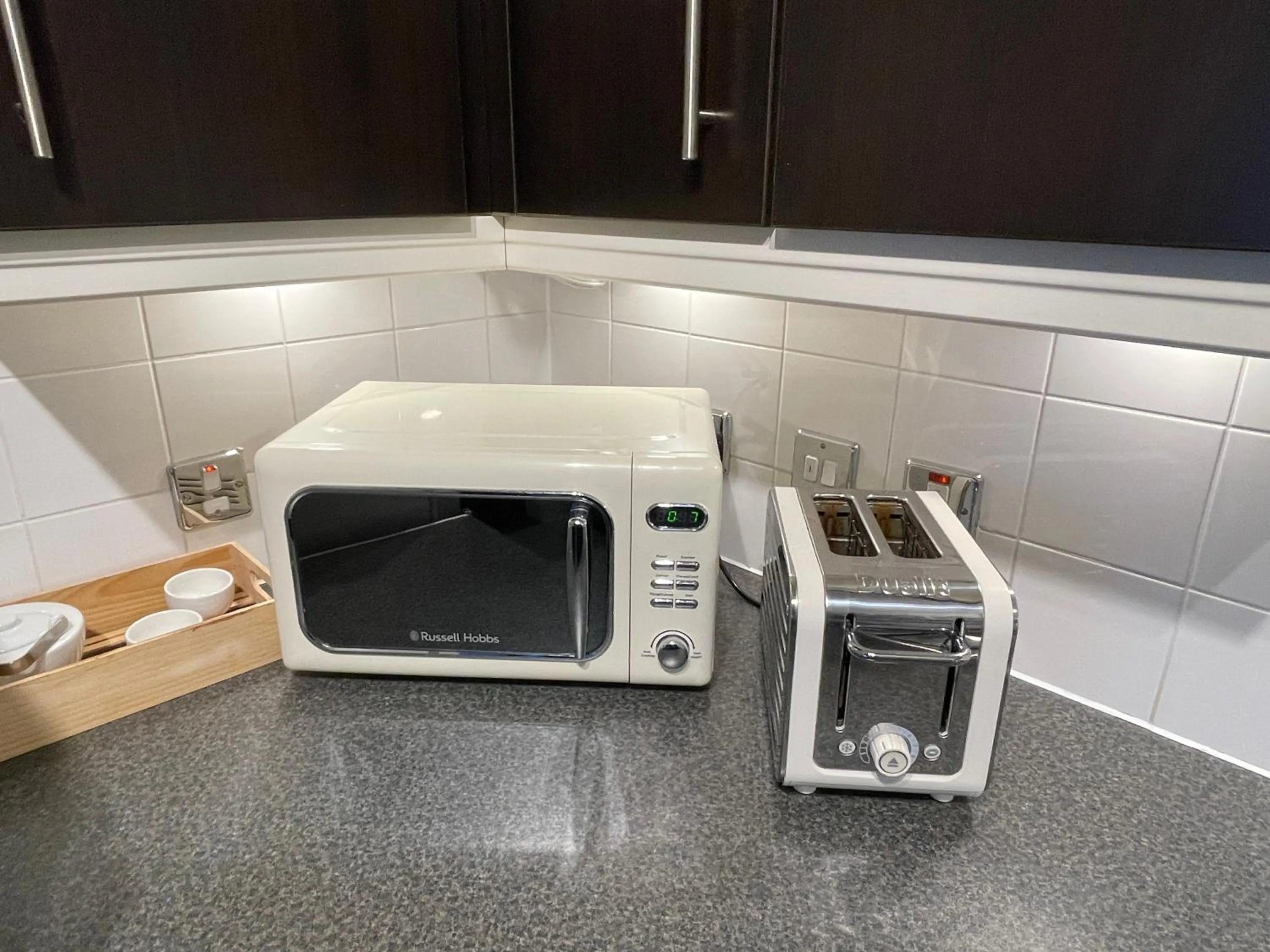 Kitchen or kitchenette in Peloton Organic Health Apartment in Angel, Old Street, Islington