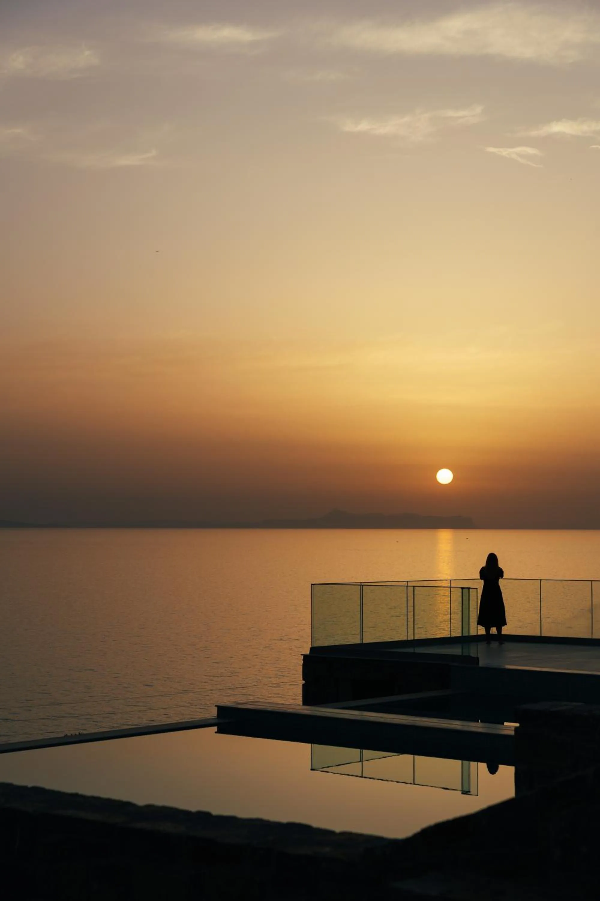 Sunset in Dedalos Touch Boutique Hotel