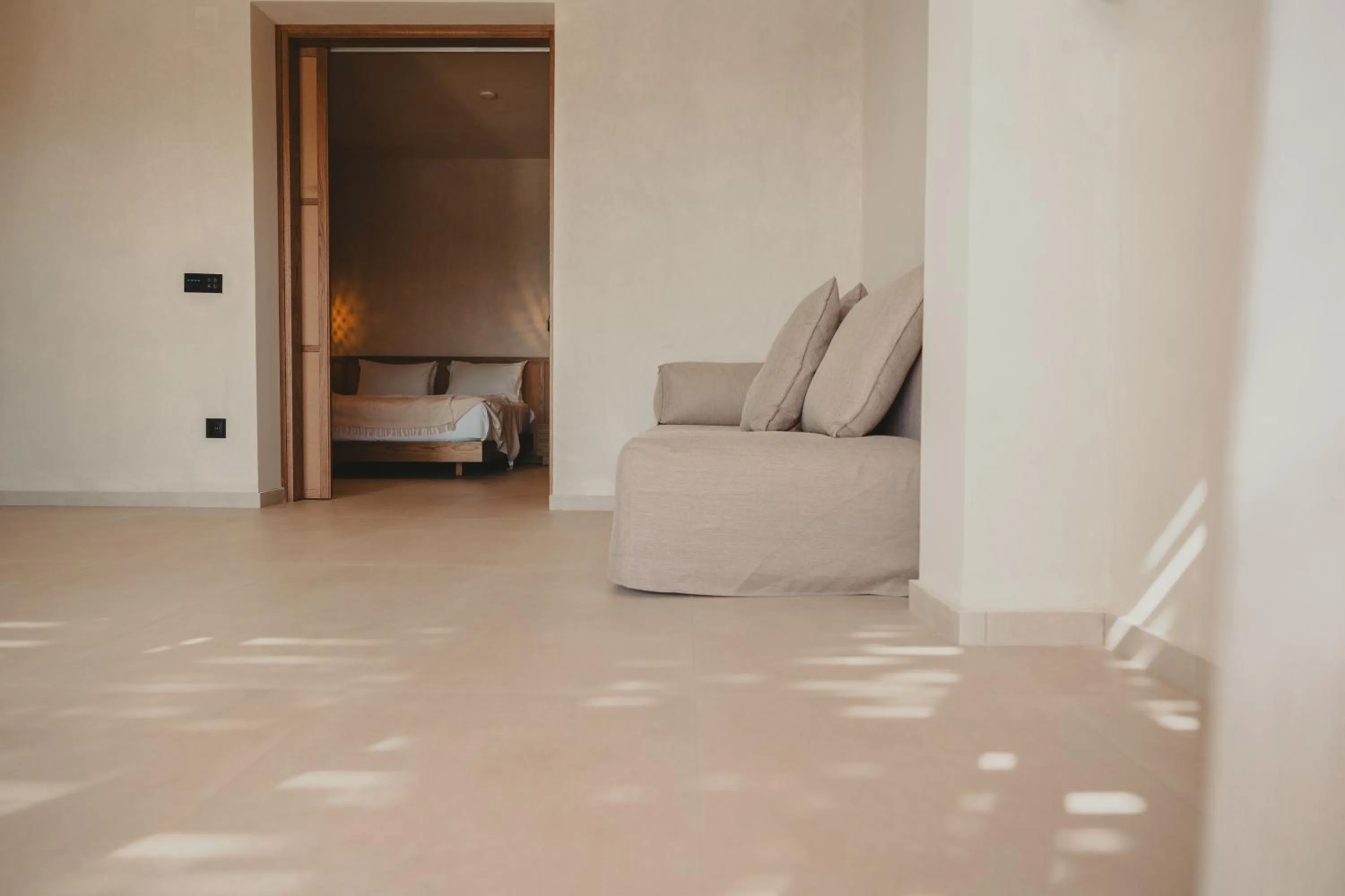 Seating area in Dedalos Touch Boutique Hotel