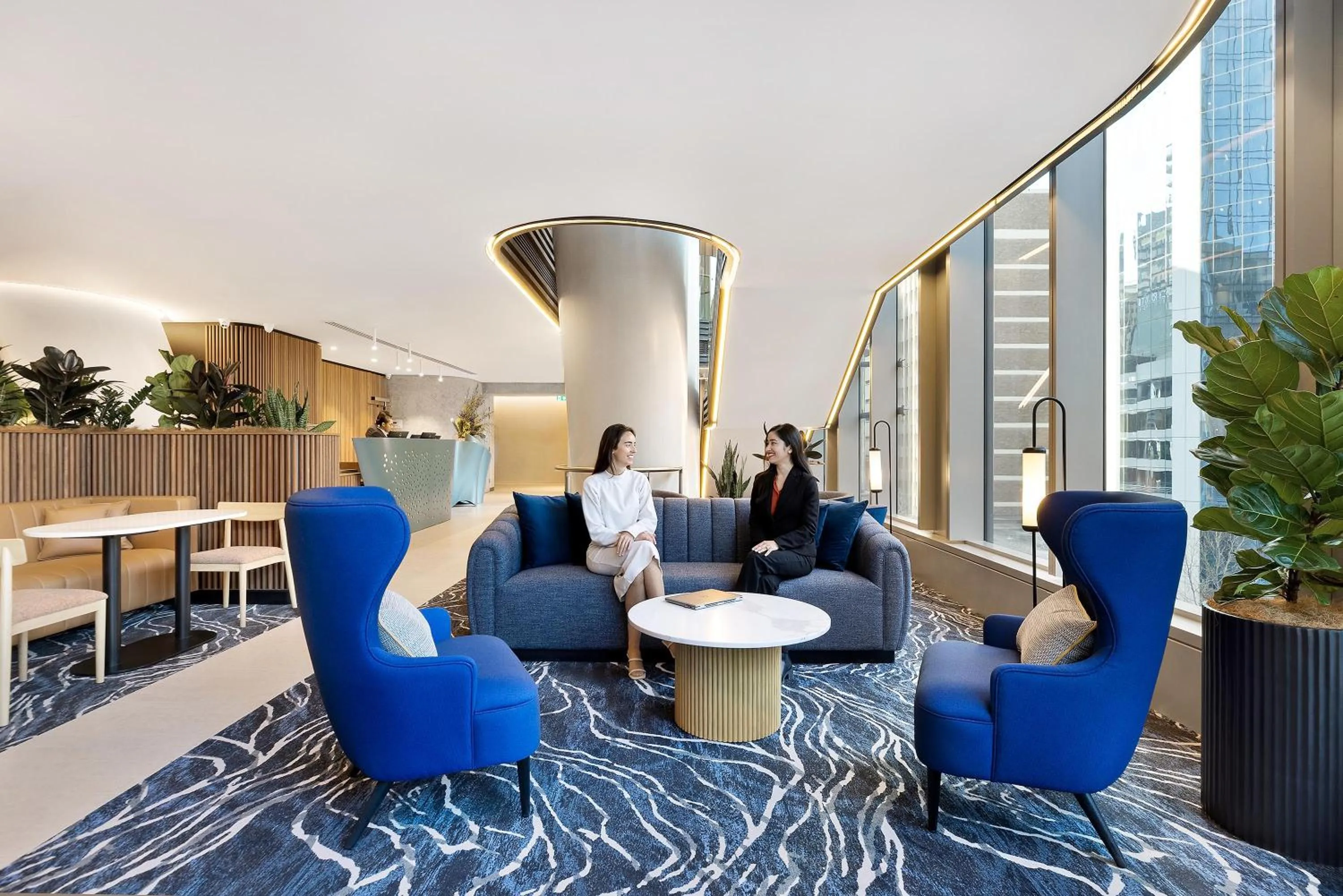 Communal lounge/ TV room in Citadines Walker North Sydney