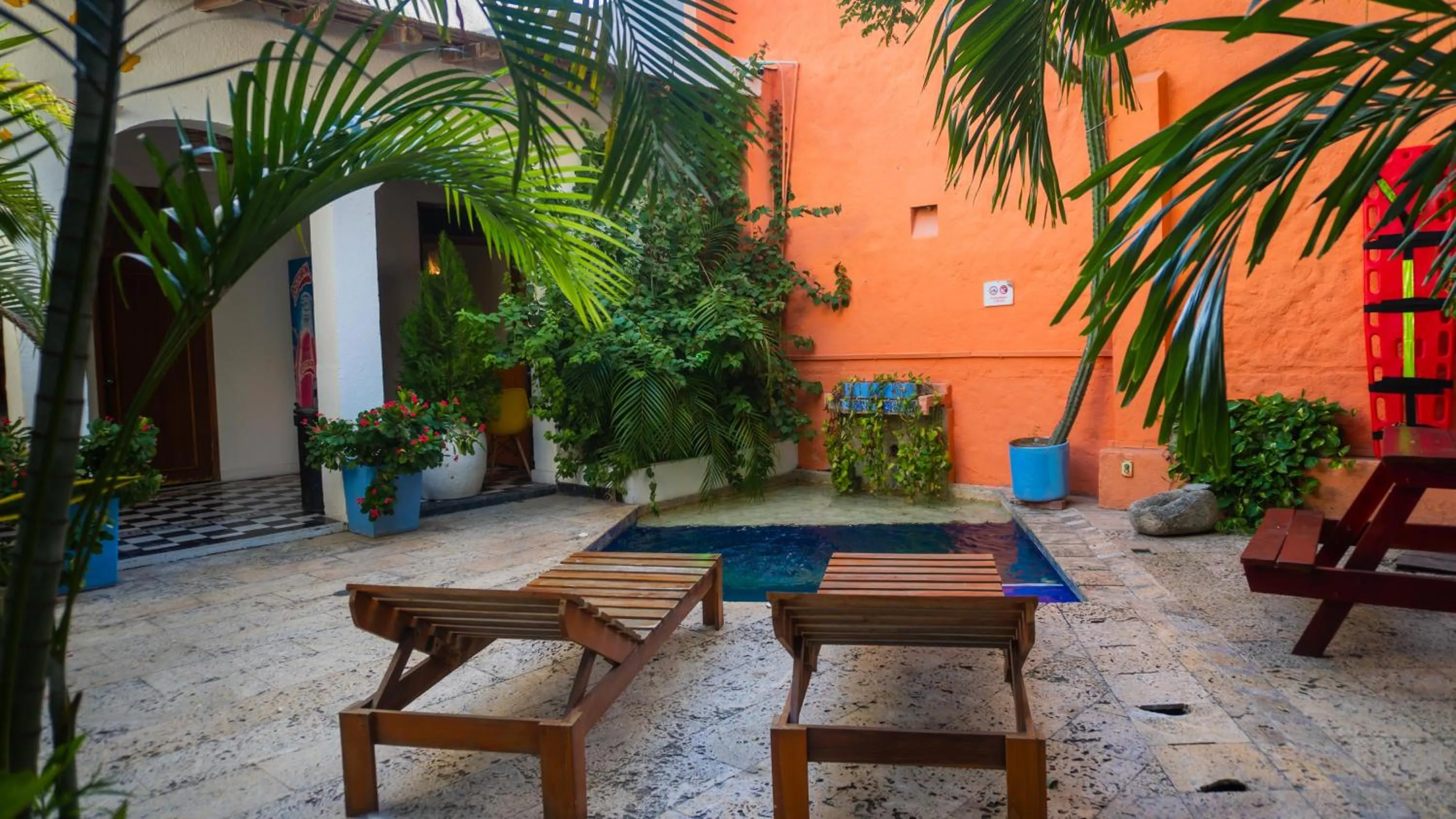 Swimming pool in La Puerta Azul