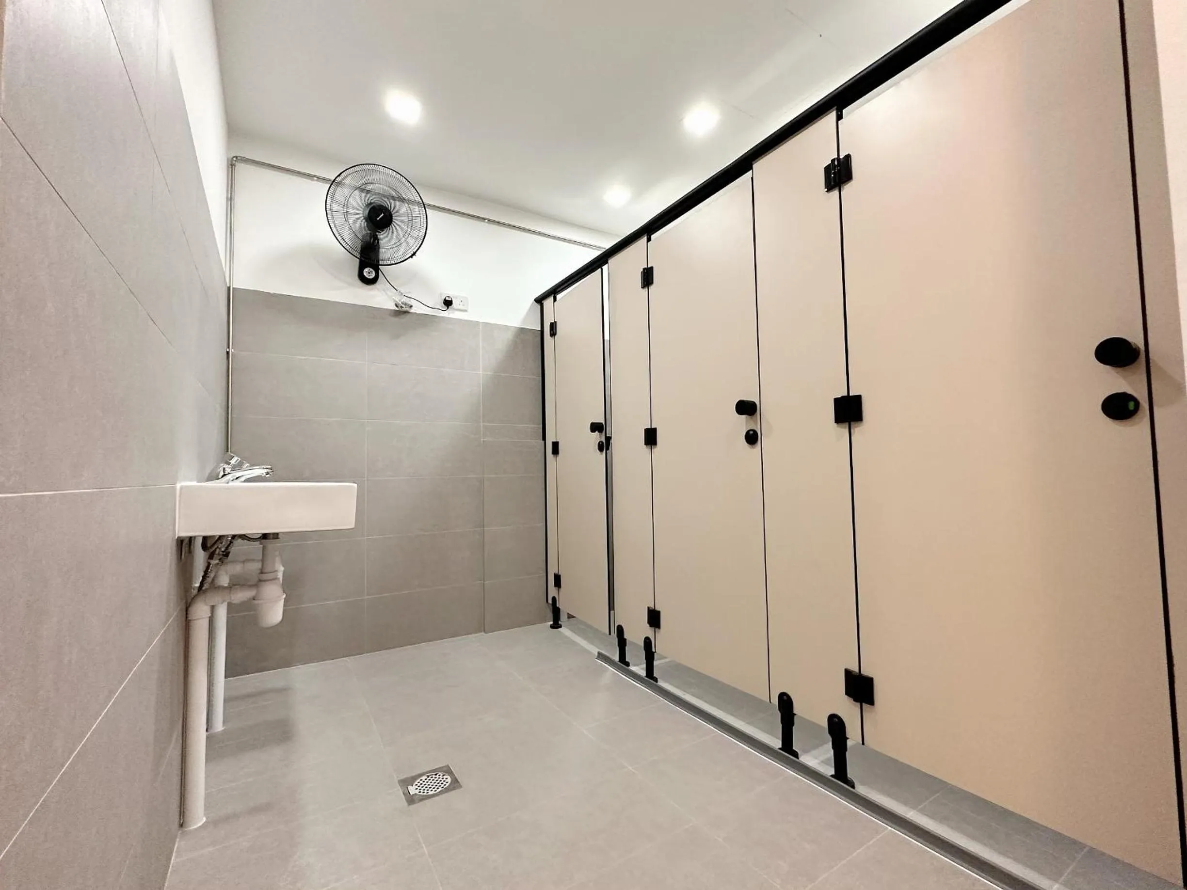 Shower in RadZone Hostel