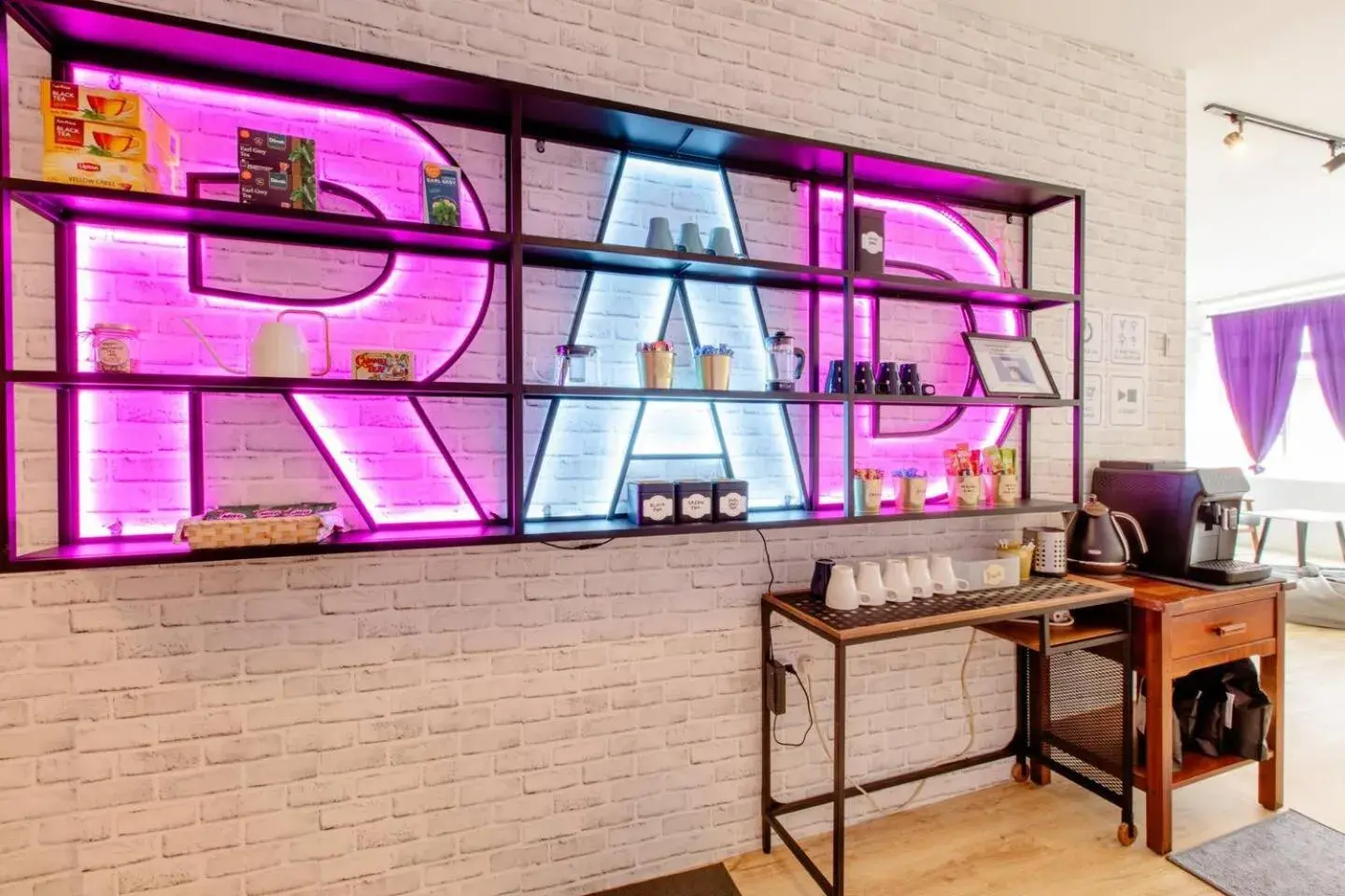 Living room in RadZone Hostel Living room in RadZone Hostel