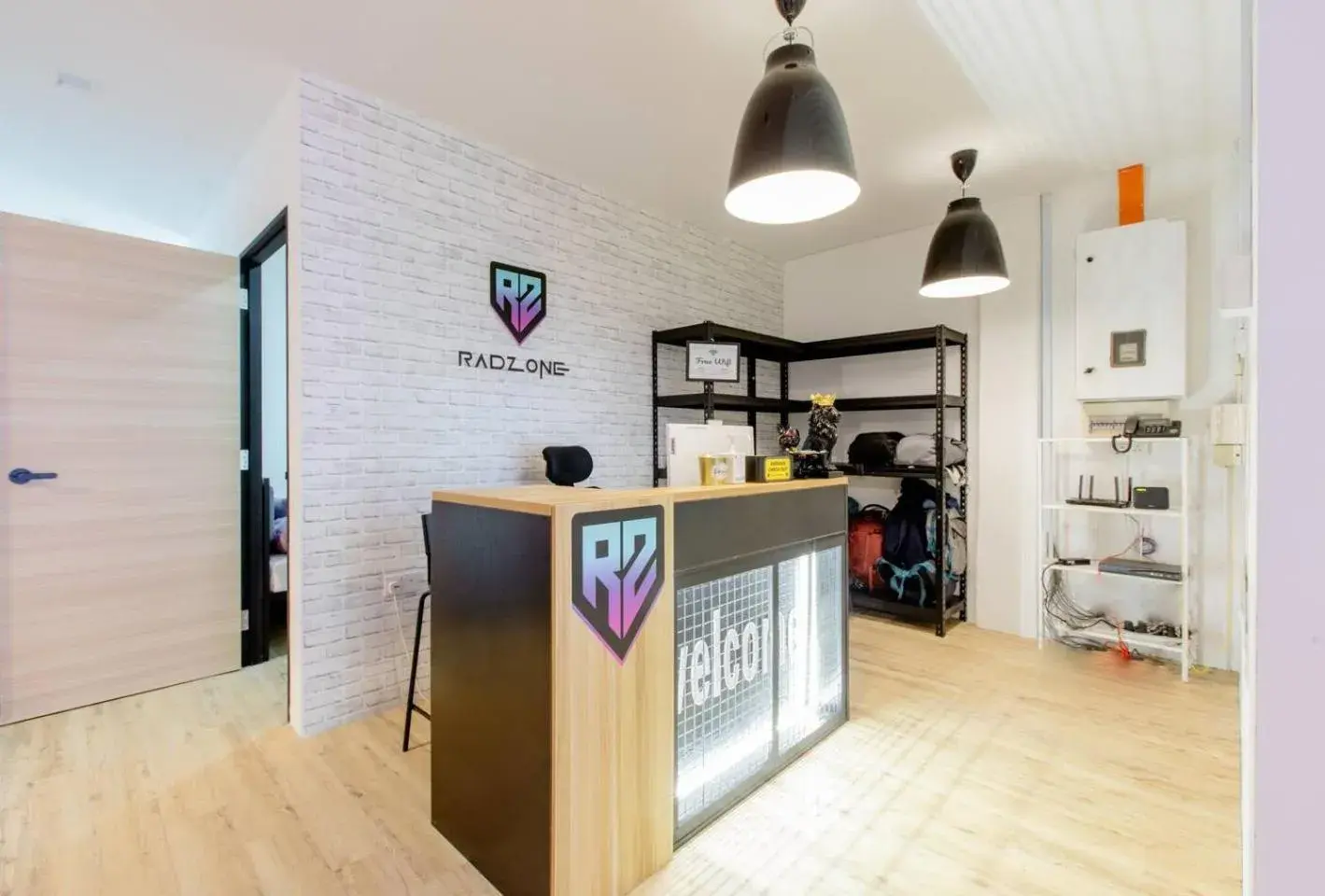 Lobby or reception in RadZone Hostel Lobby or reception in RadZone Hostel