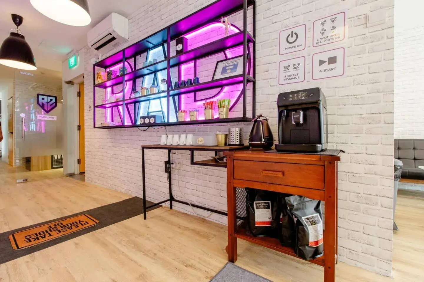 Living room in RadZone Hostel Living room in RadZone Hostel