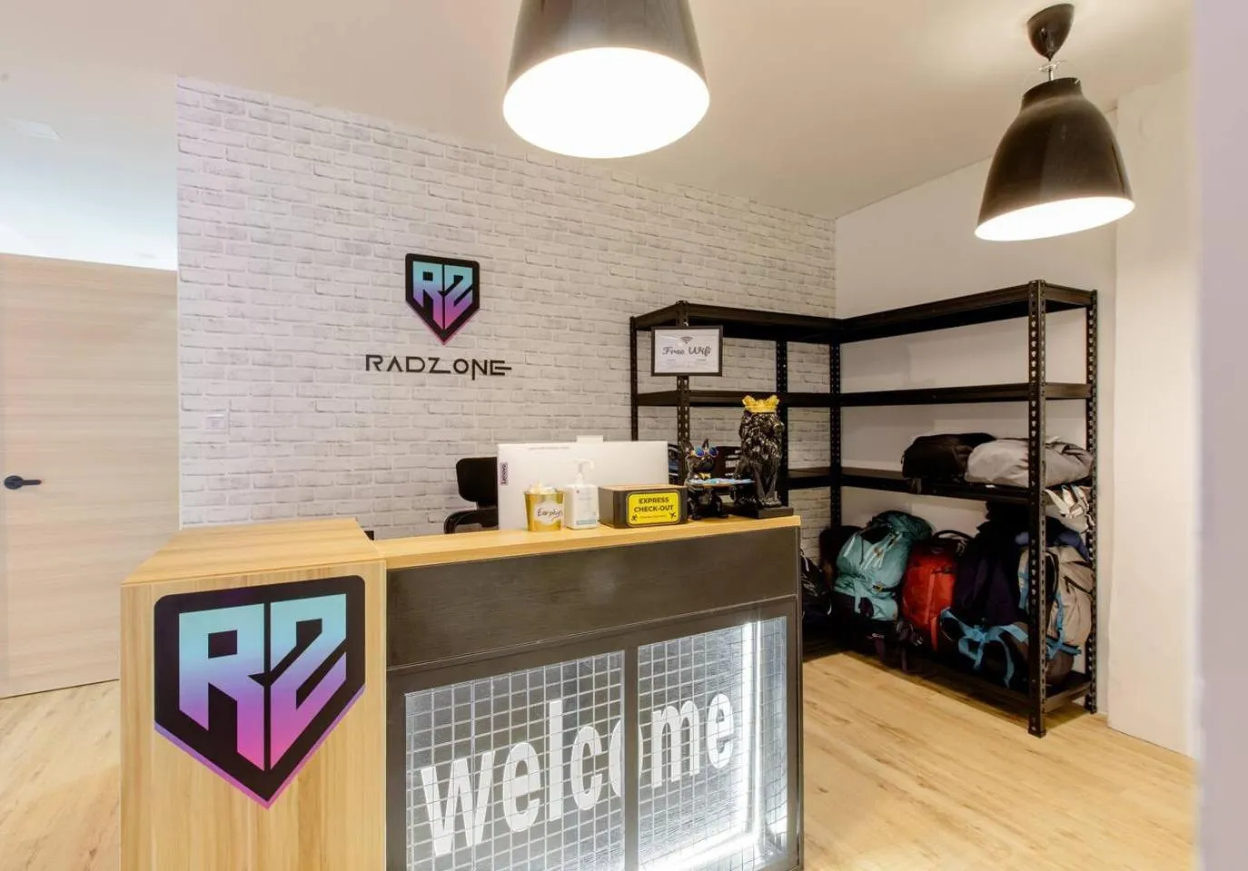 Lobby or reception, Bed in RadZone Hostel